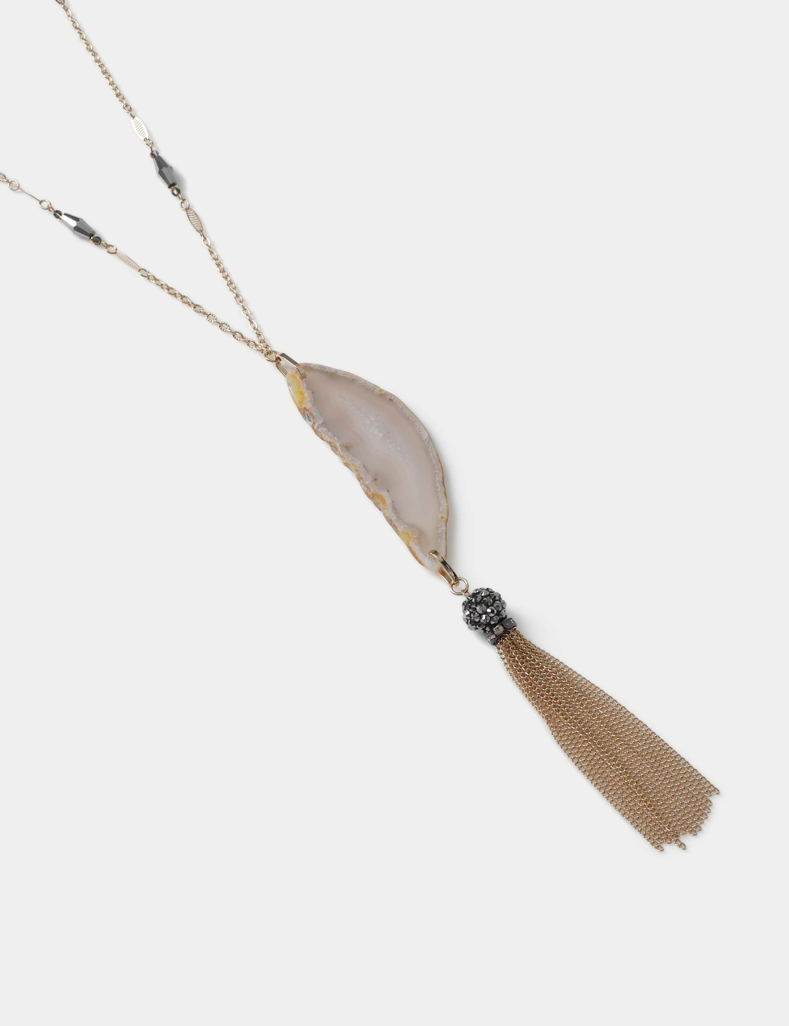 Natural Stone Pendant Necklace 2 of 2