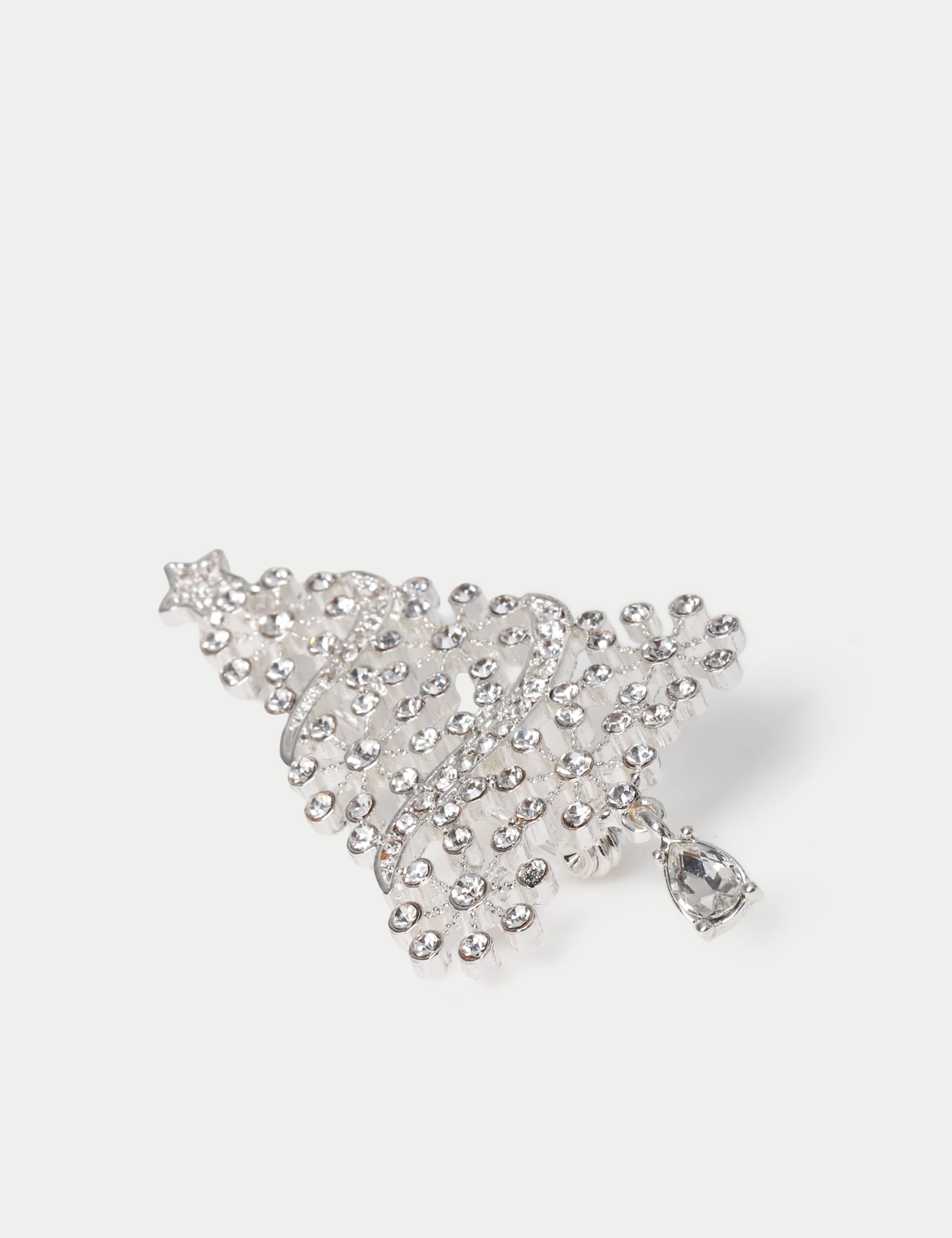 Christmas Crystal Tree Brooch 2 of 3