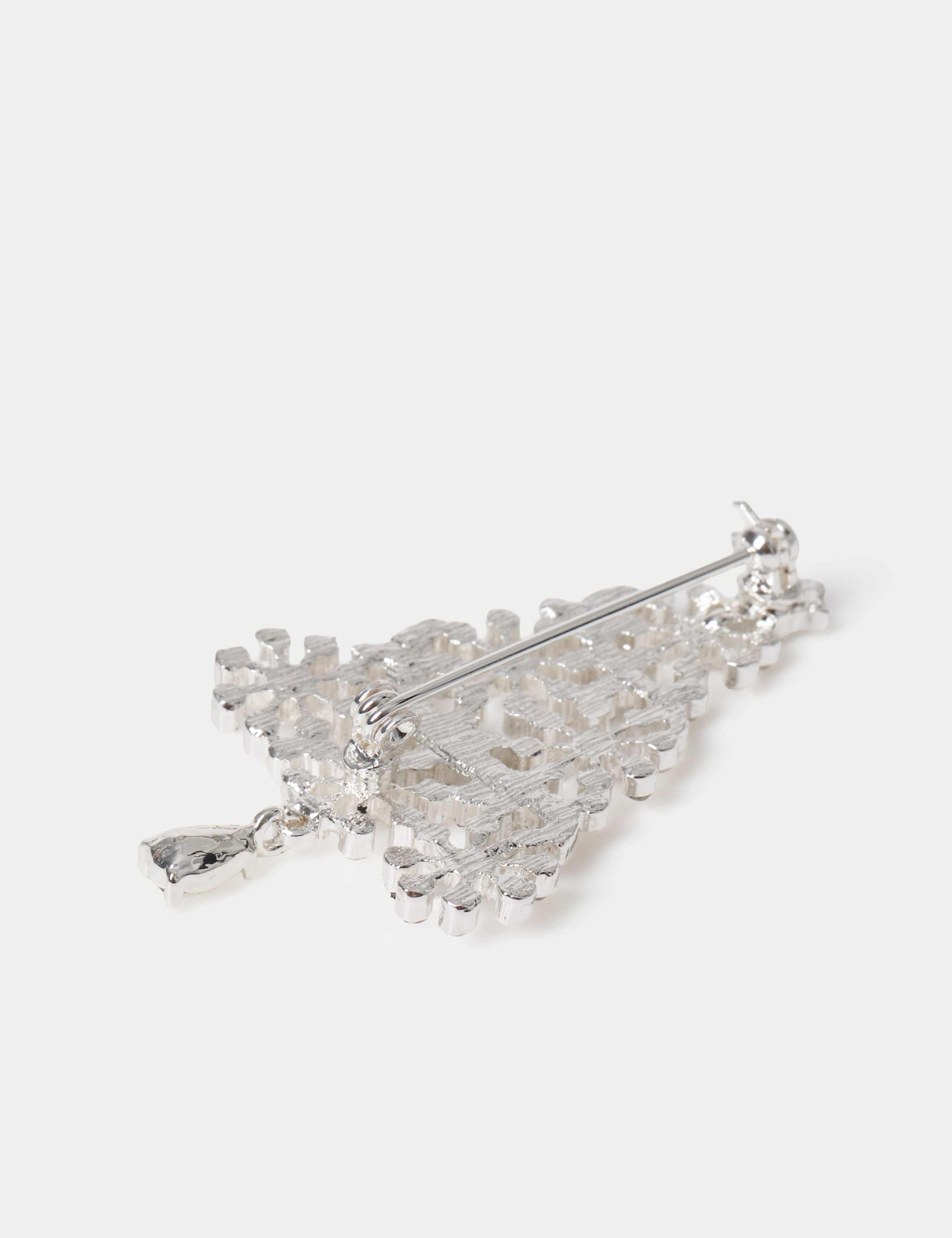Christmas Crystal Tree Brooch 3 of 3