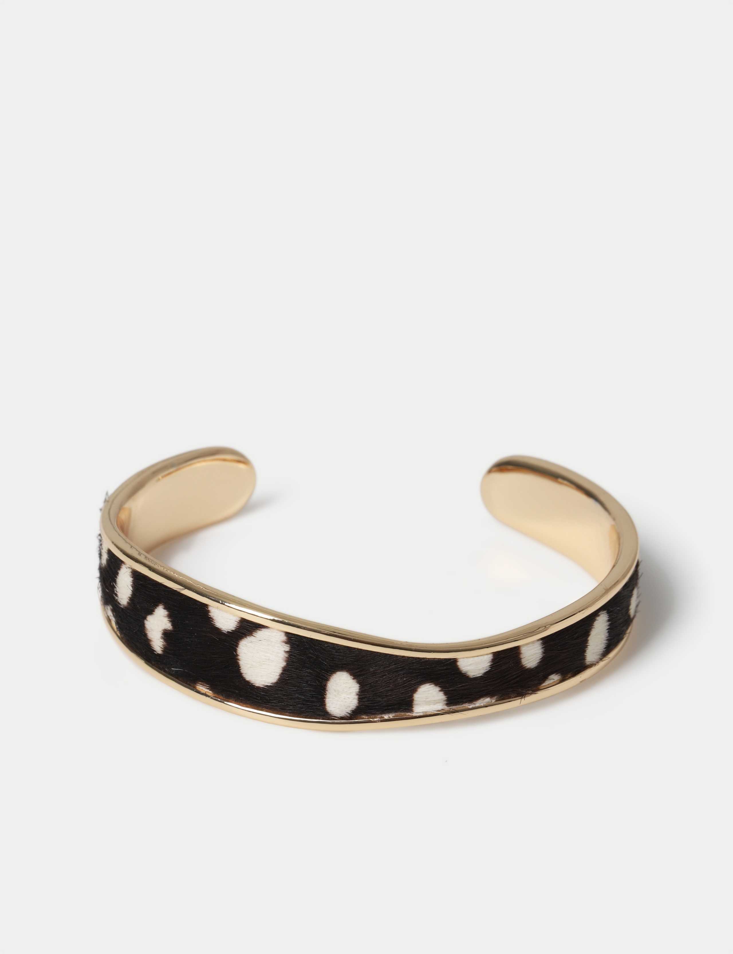 Faux Deer Print Skinny Bangle 2 of 2