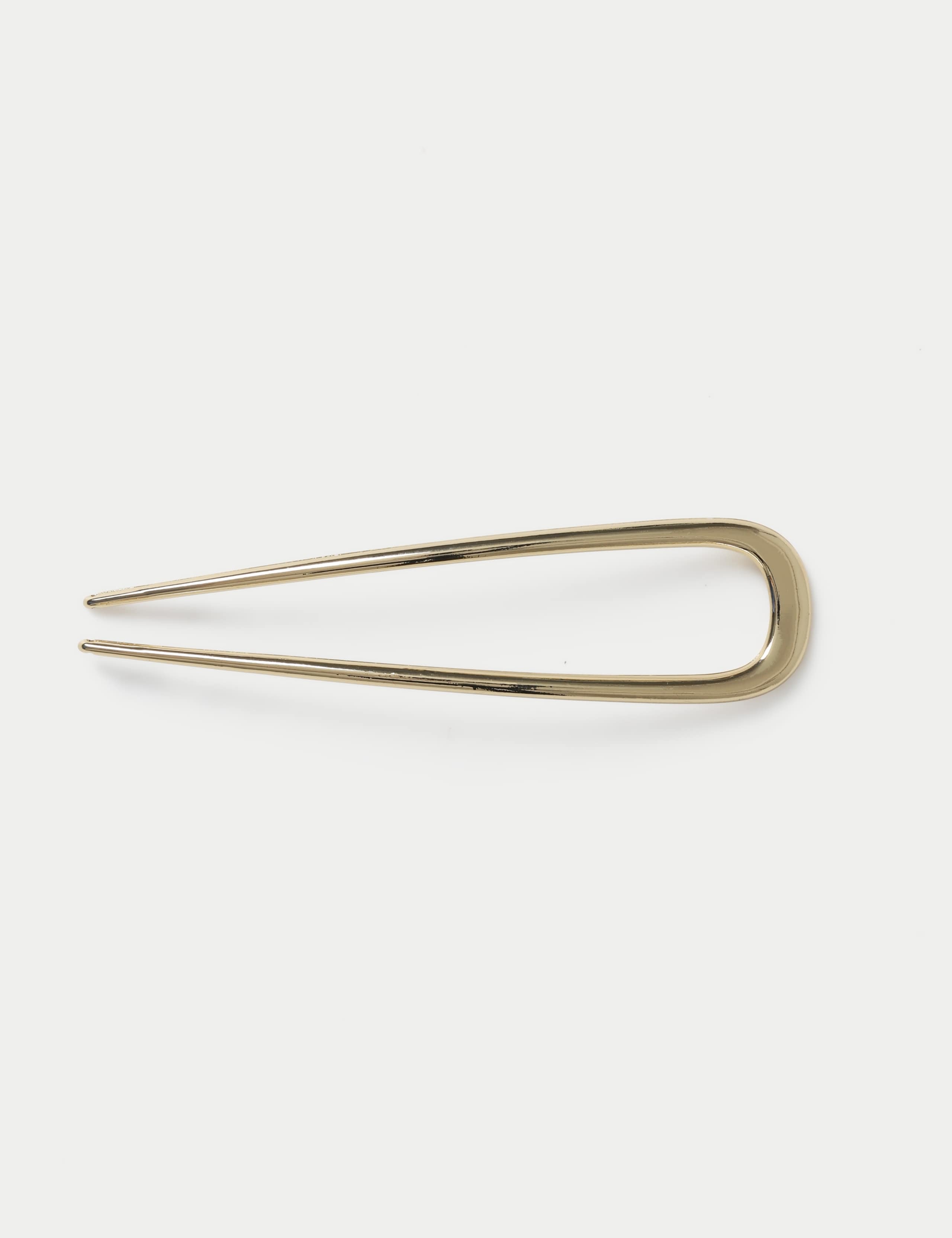 Gold Tone Clean Hair Pin 1 of 2