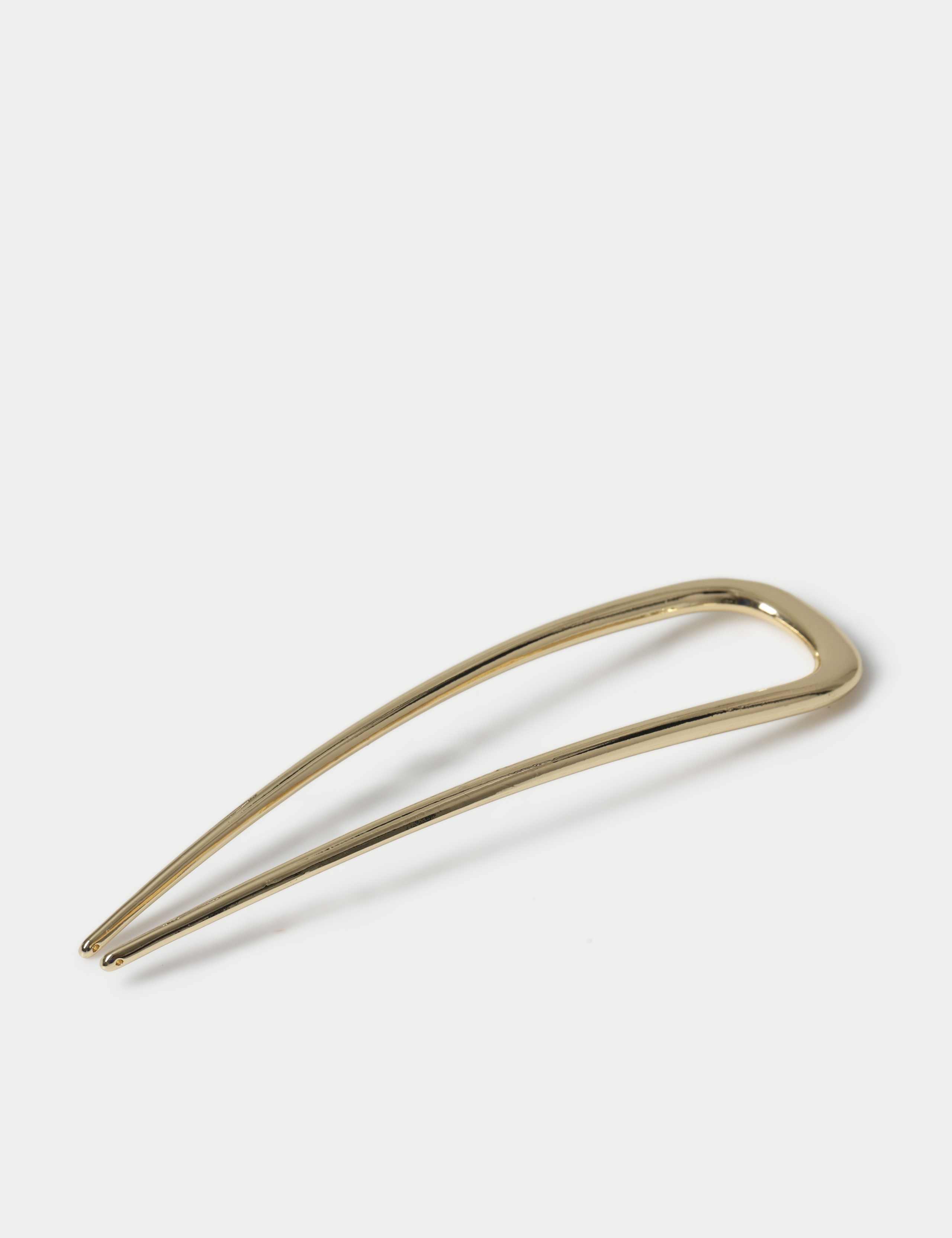 Gold Tone Clean Hair Pin 2 of 2