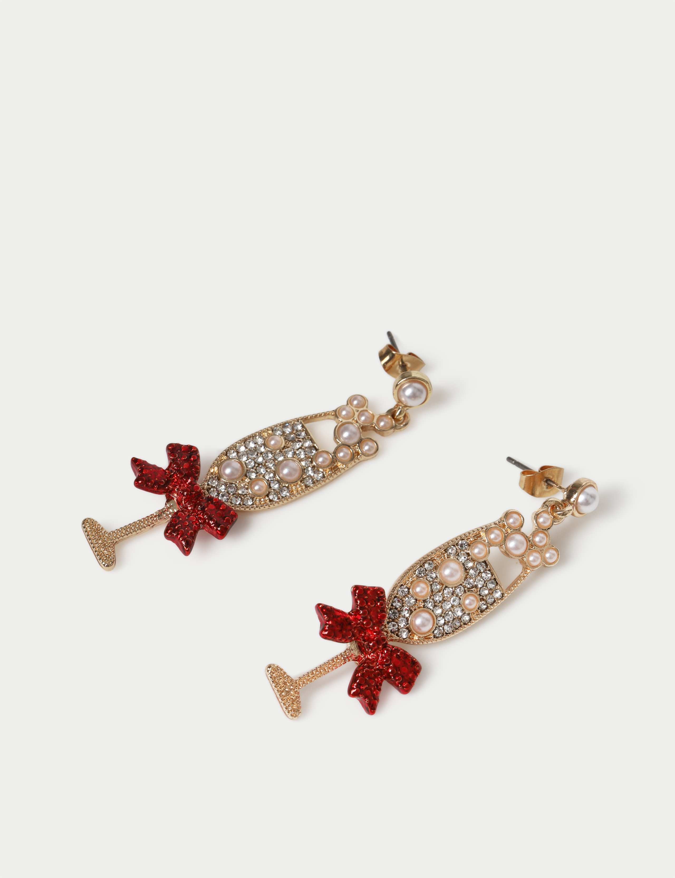 Christmas Champagne Drop Earring 2 of 2