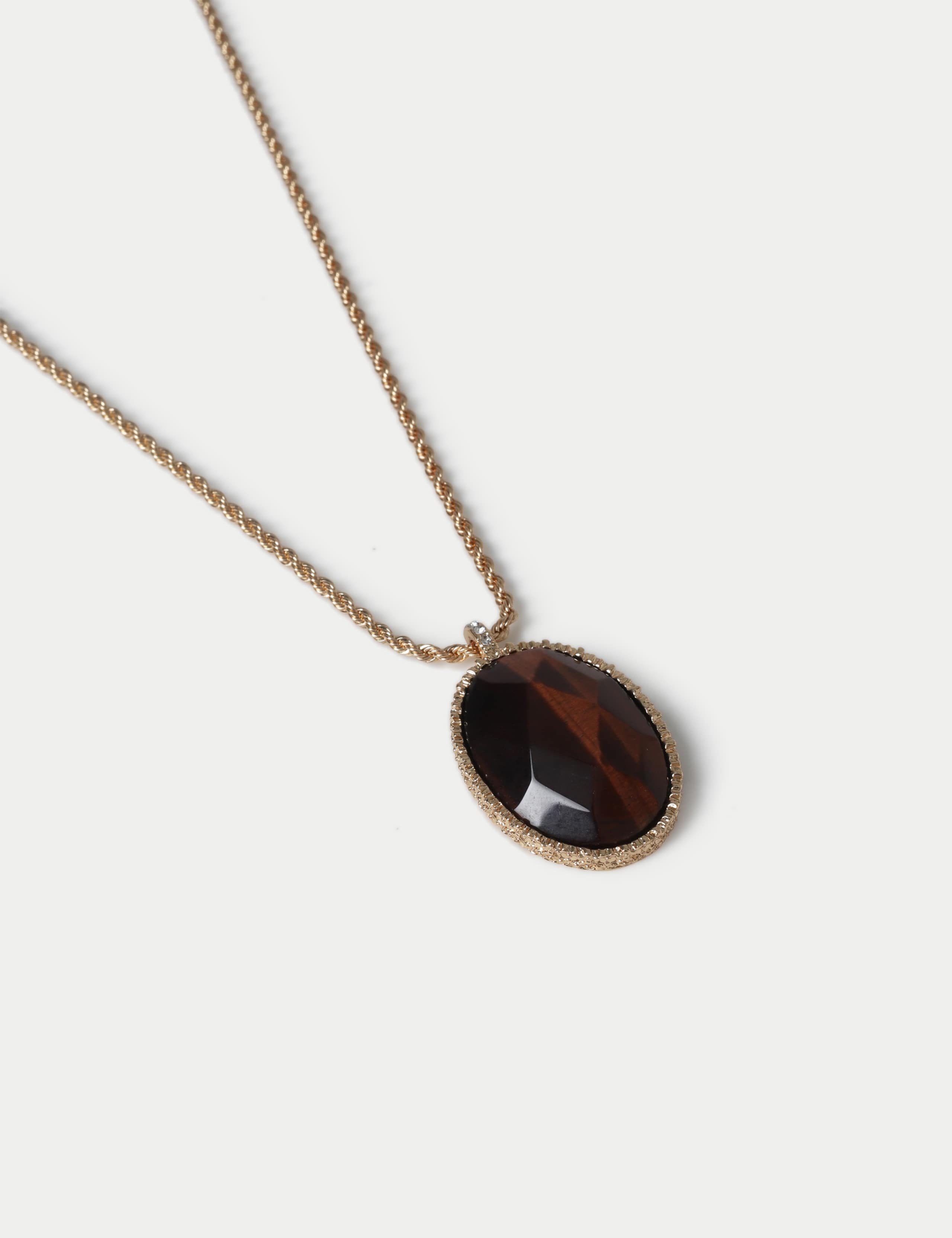 Natural Stone Faceted Pendant 2 of 2