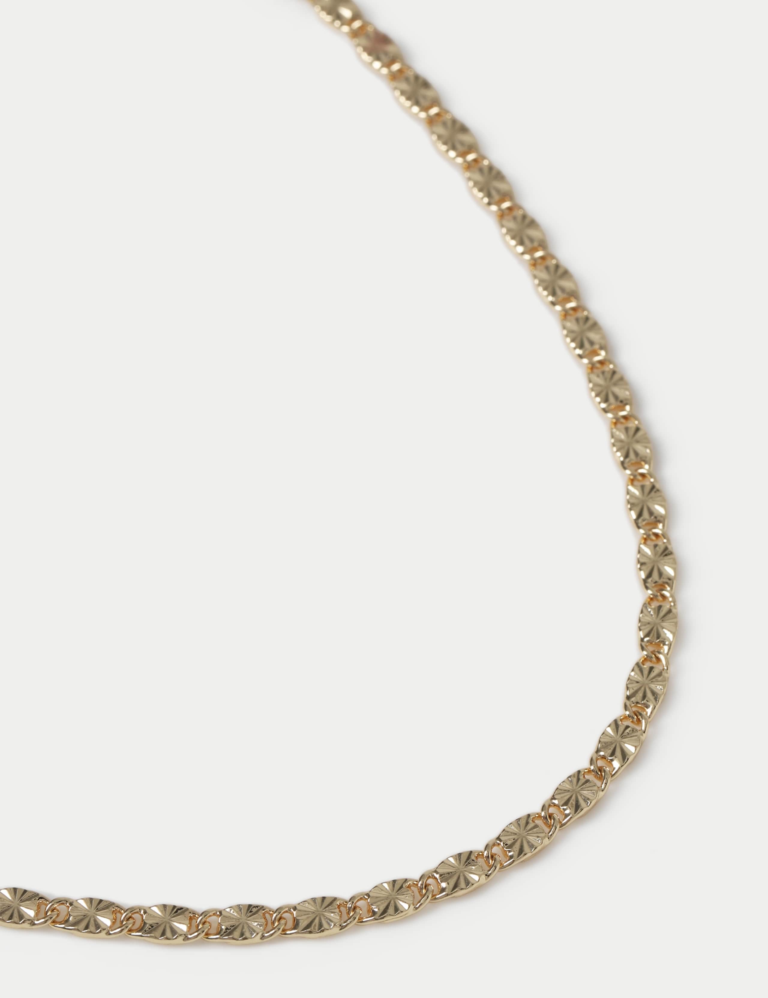 14ct Gold Plated Chain Detail Neckwear 2 of 2