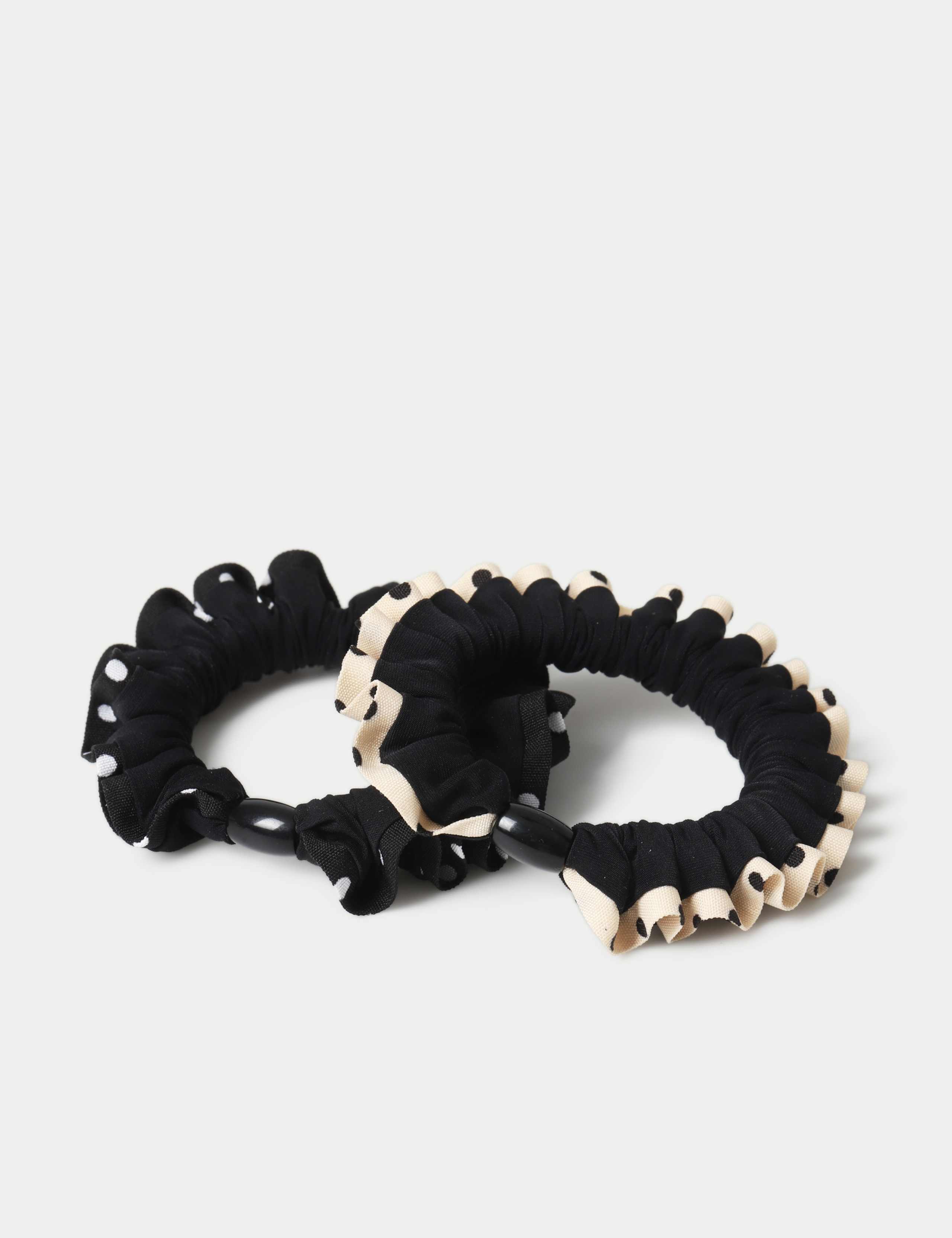 2 Pack Polka Scrunchies 1 of 2