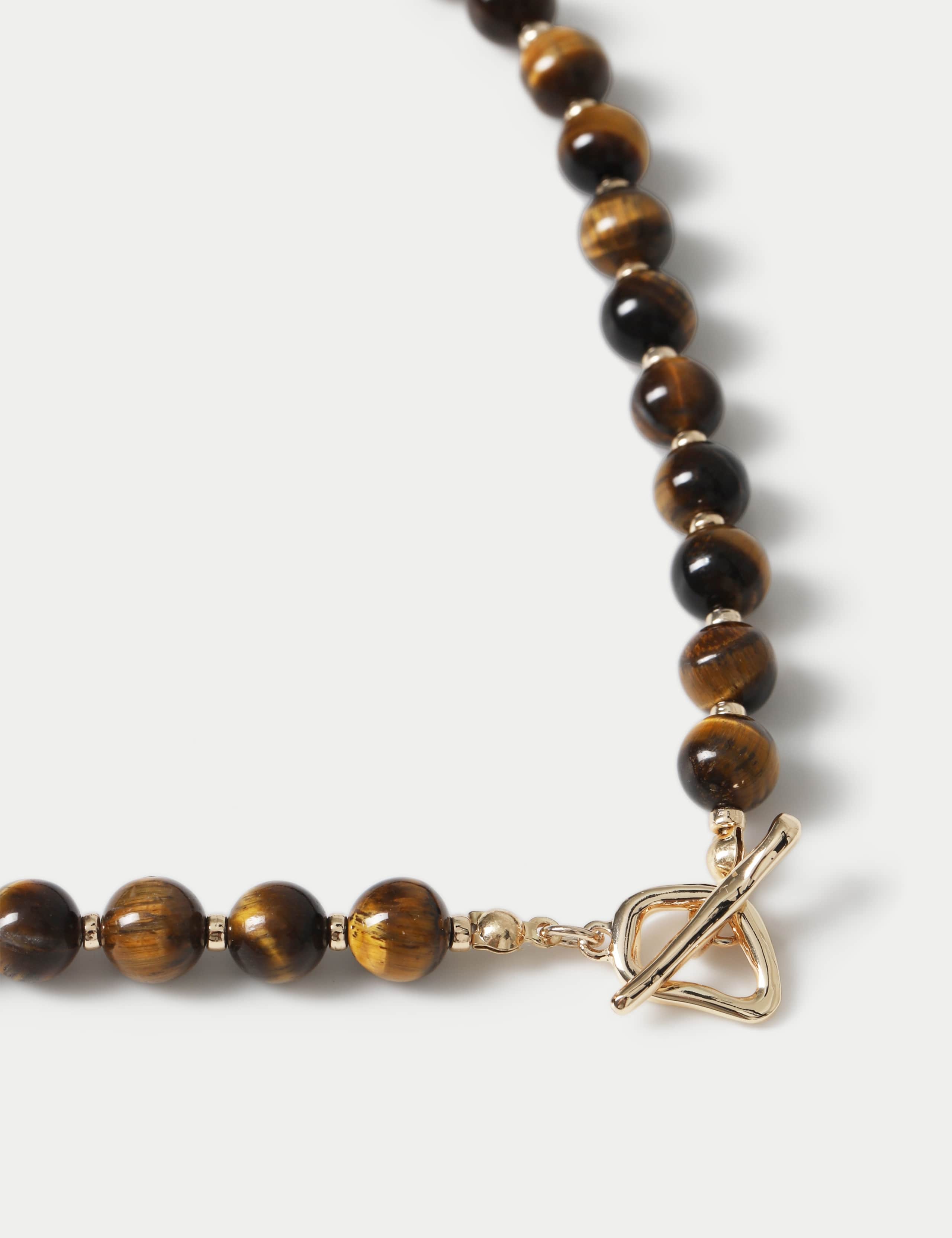 Autograph Natural Stone T-Bar Necklace 2 of 2