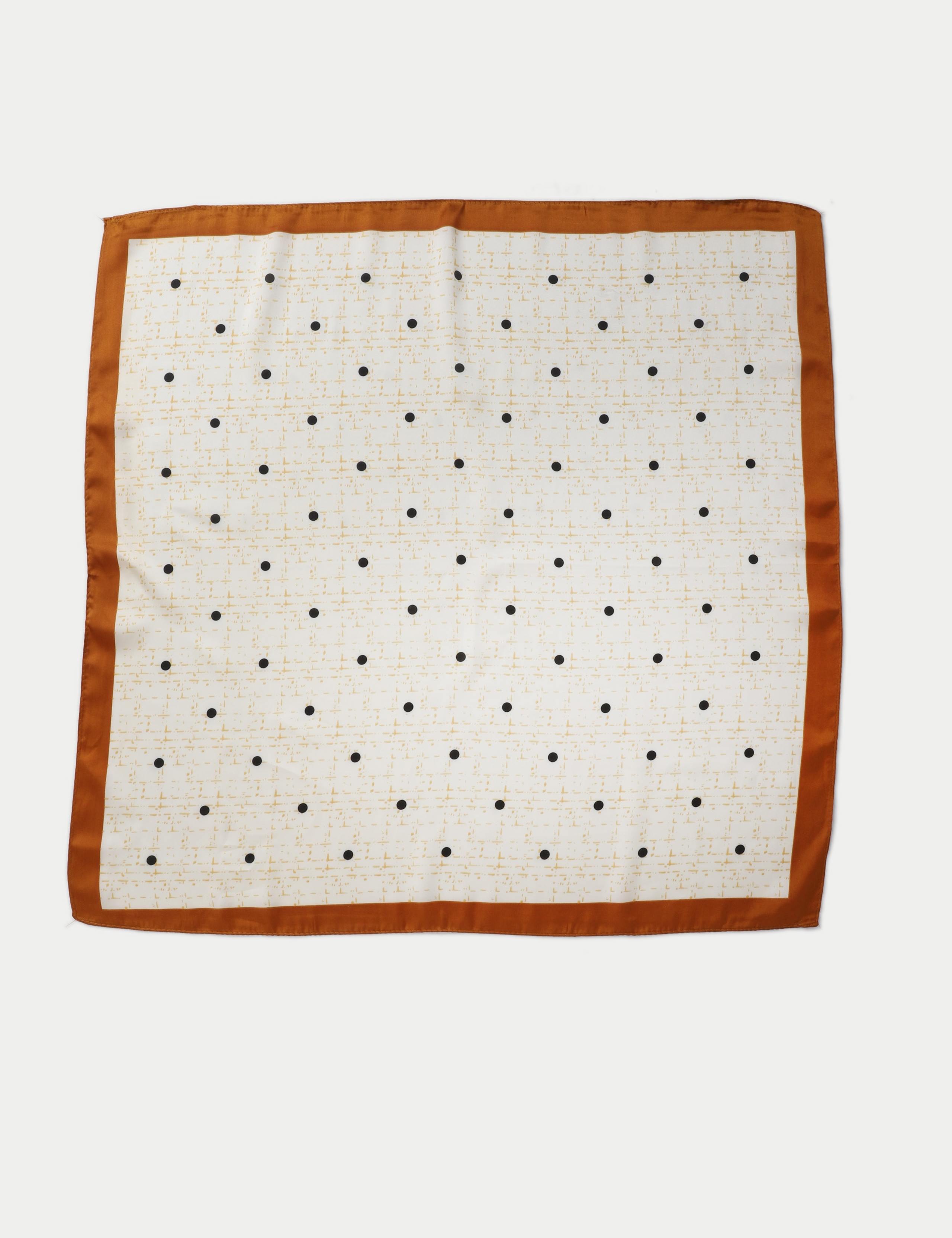 Polka Dot Bold Edge Scarf 2 of 3