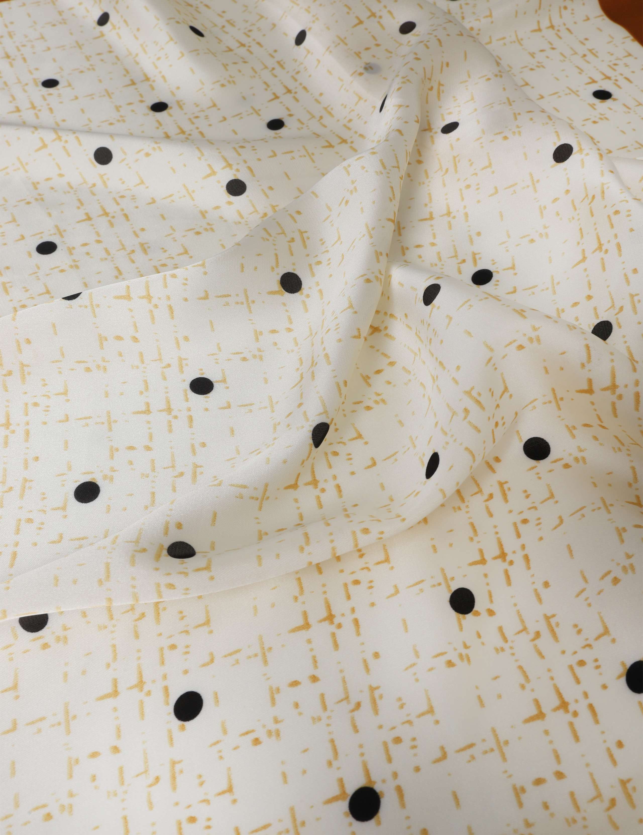 Polka Dot Bold Edge Scarf 3 of 3