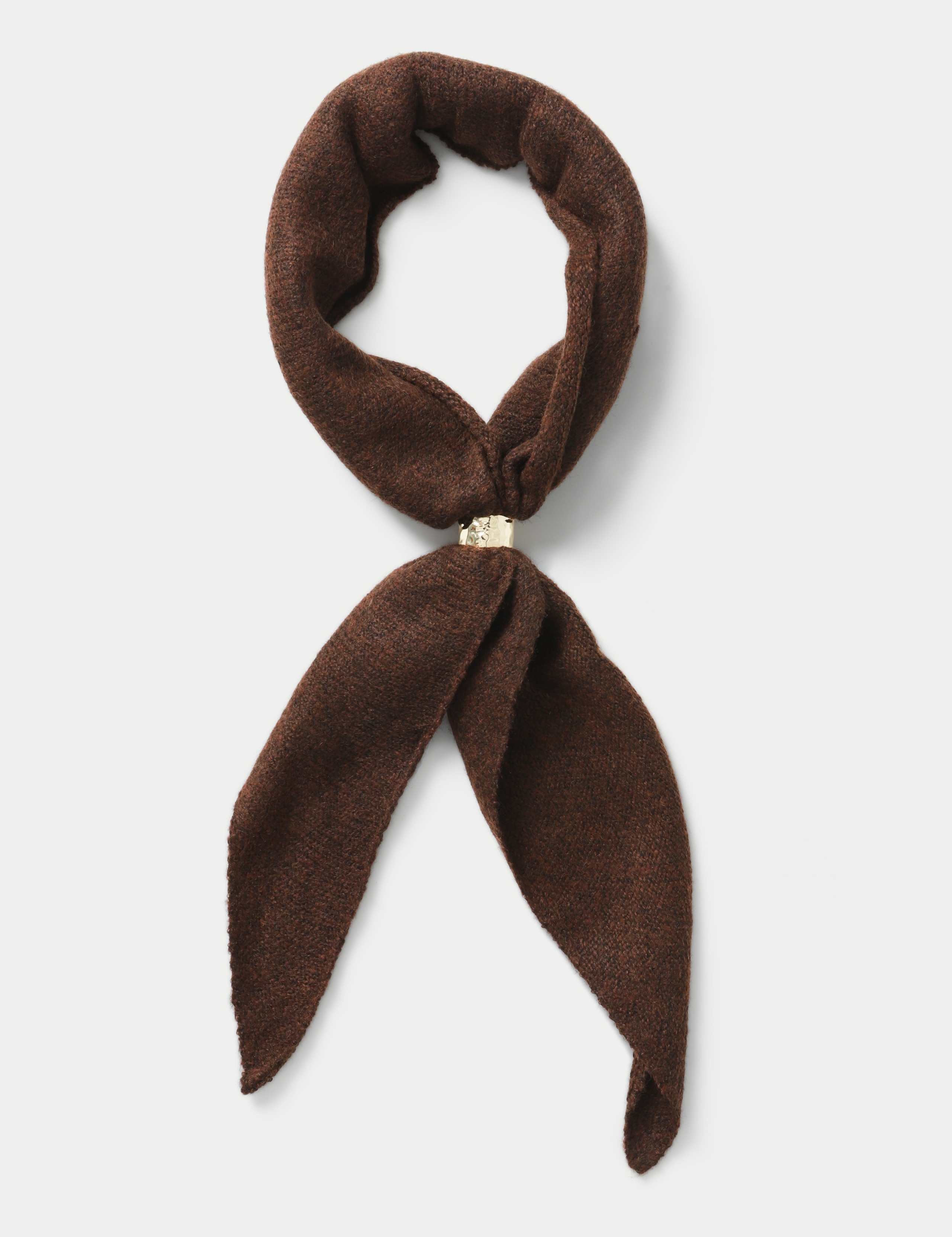Knitted Toggle Choc Scarf 1 of 1