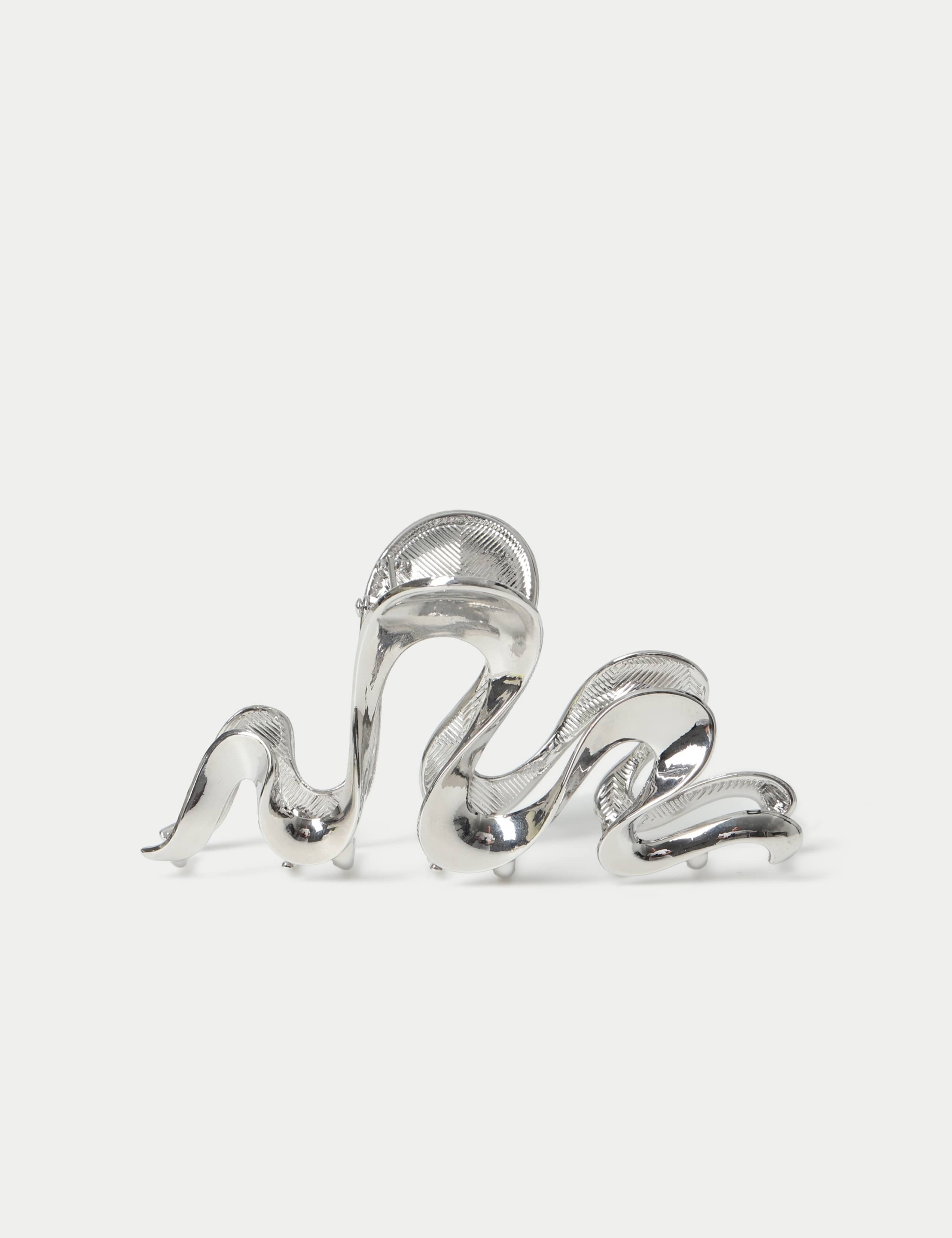 Silver Tone Wiggle Claw 1 of 2