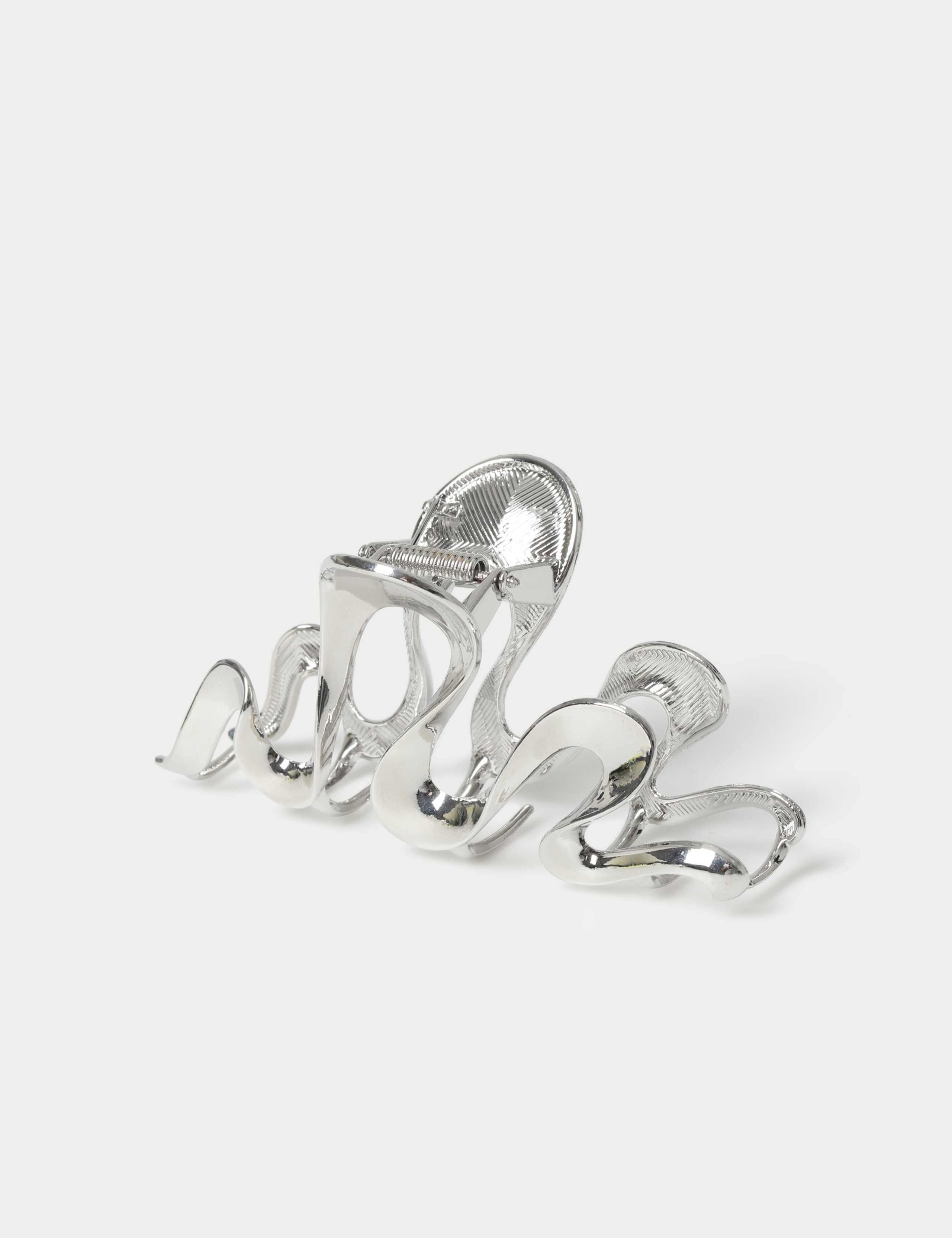 Silver Tone Wiggle Claw 2 of 2