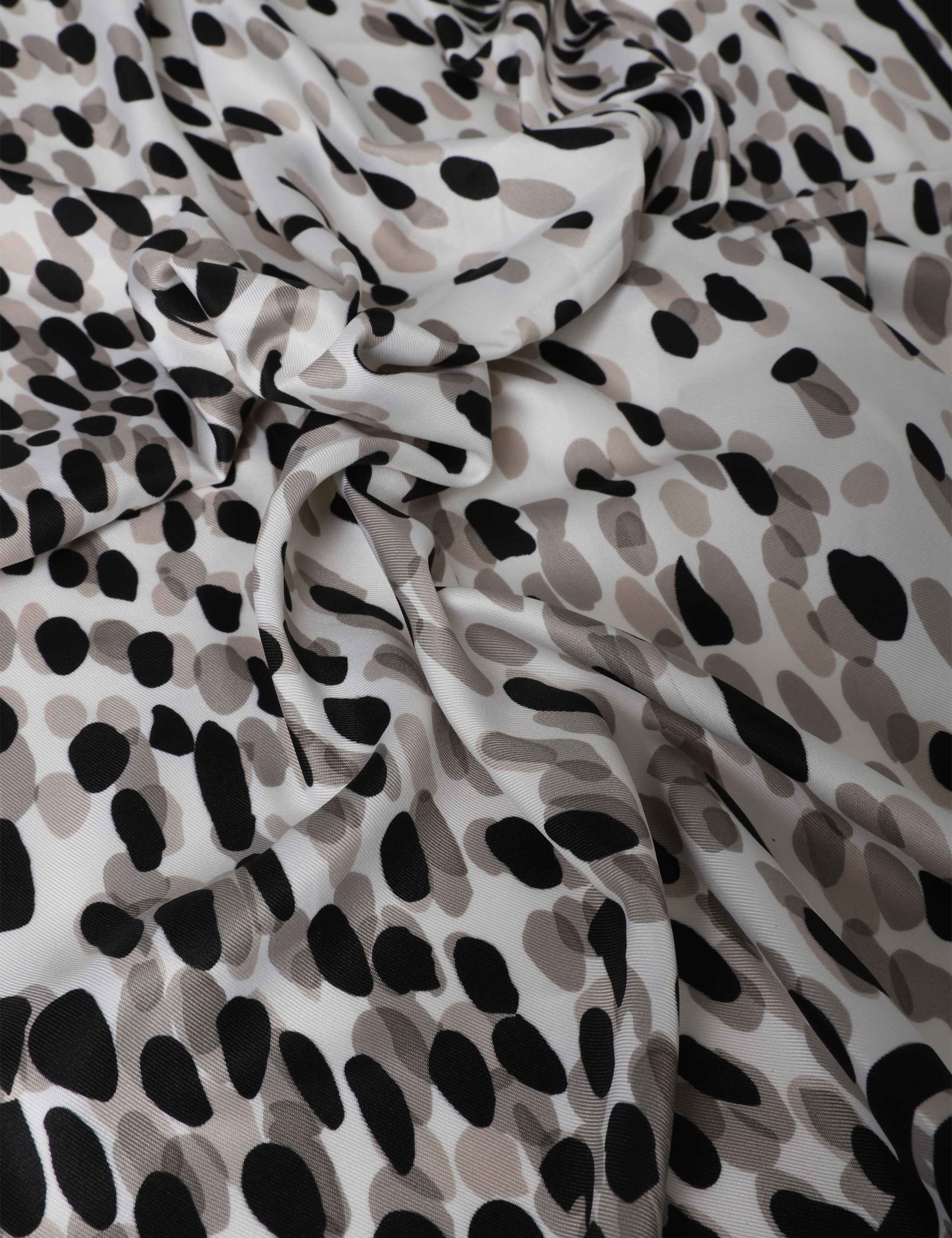 Textured  Satin Dalmation Scarf 3 of 3