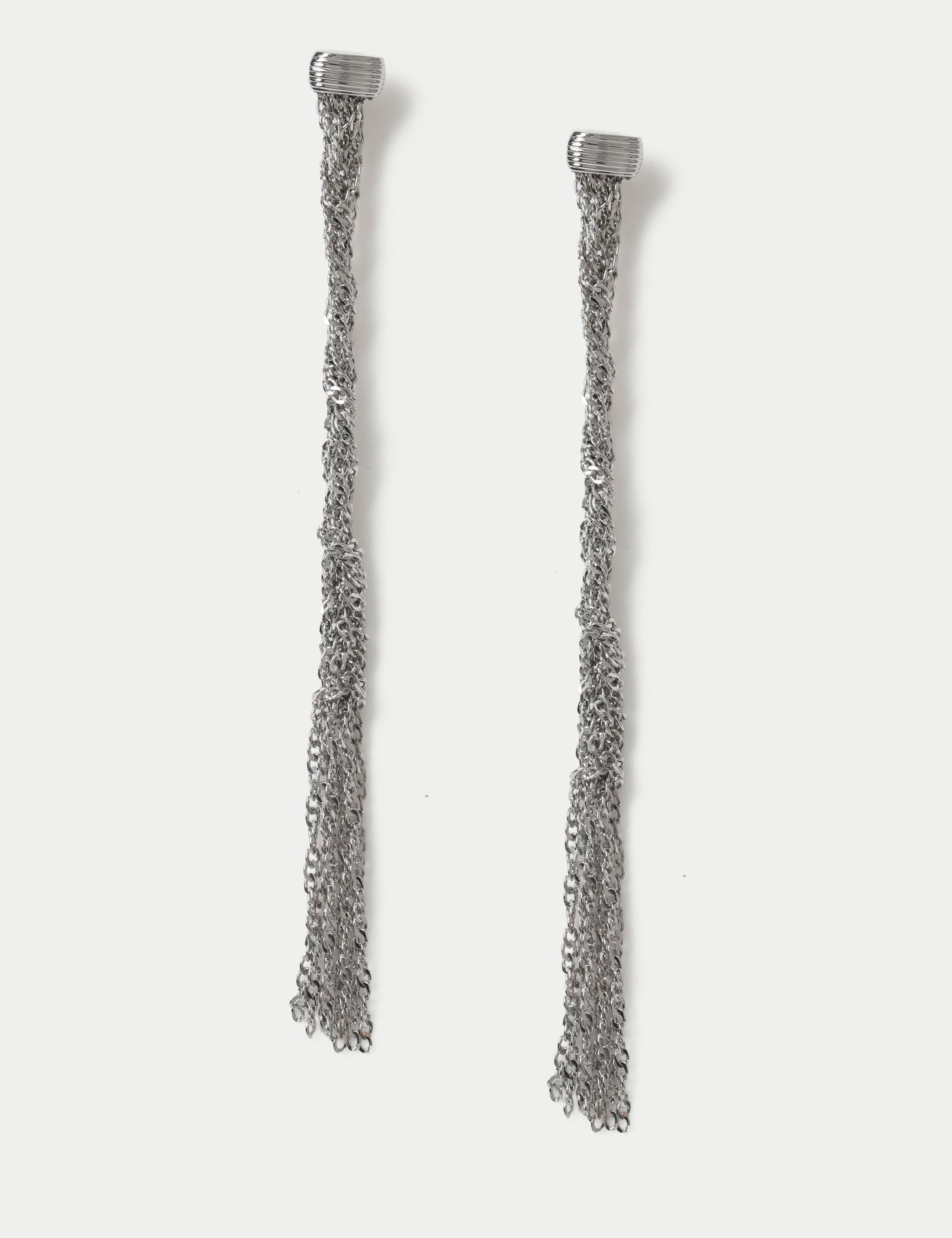 Plait Tassel Drop Earrings 1 of 2