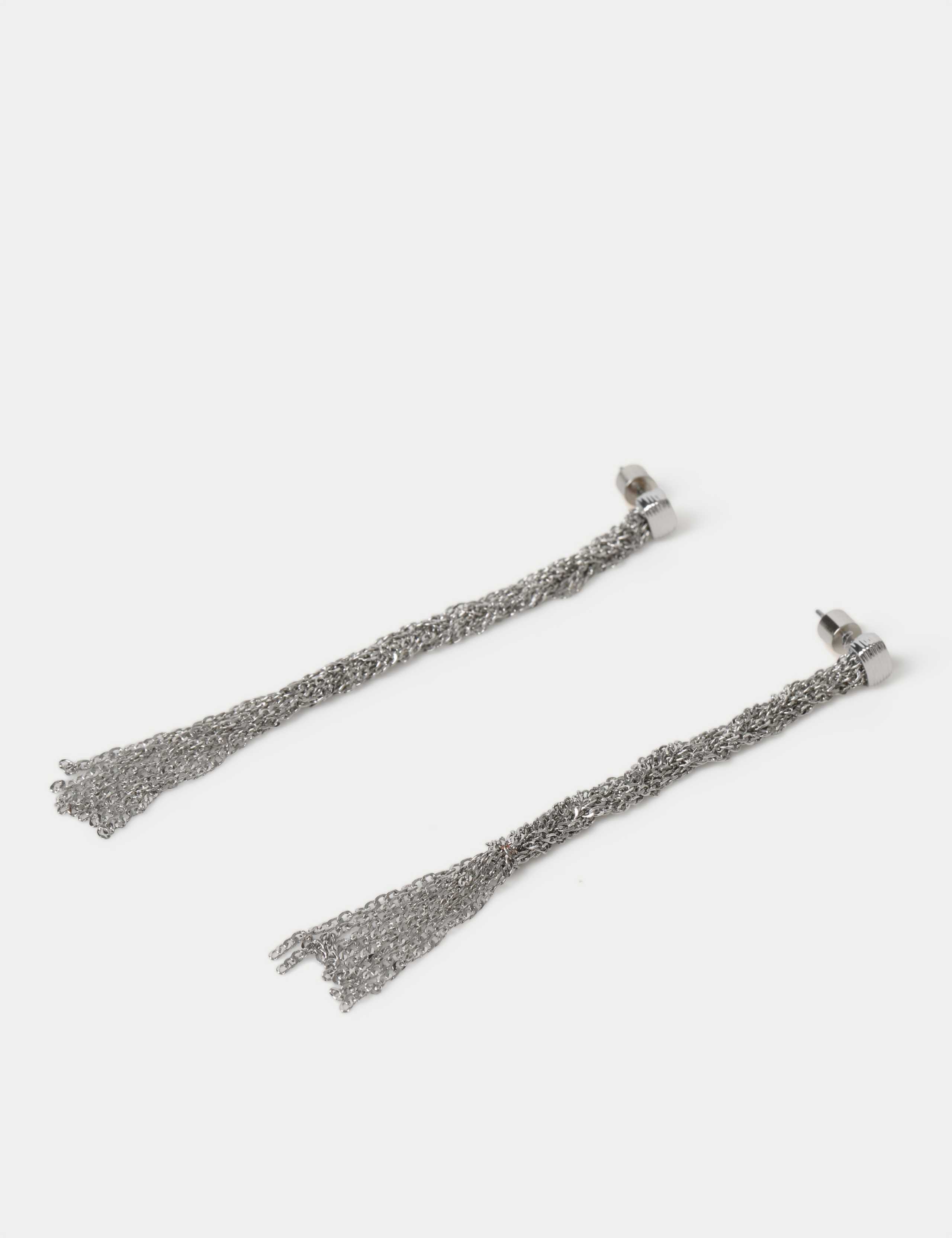Plait Tassel Drop Earrings 2 of 2