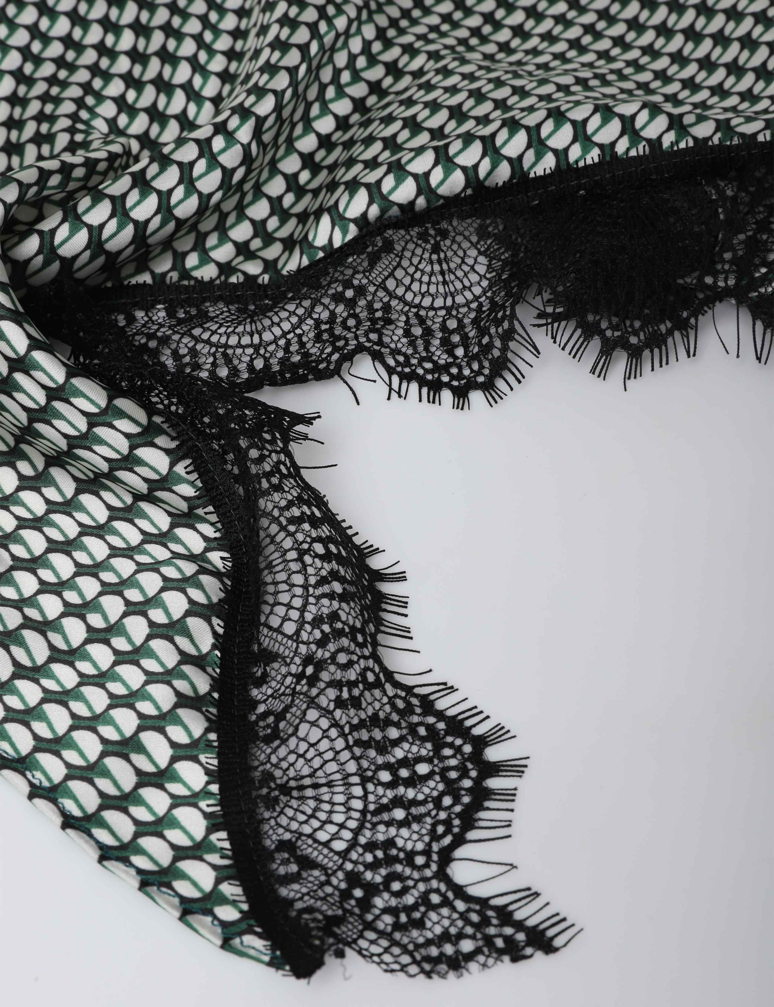 Tile Neckerchief Lace Edge 3 of 3