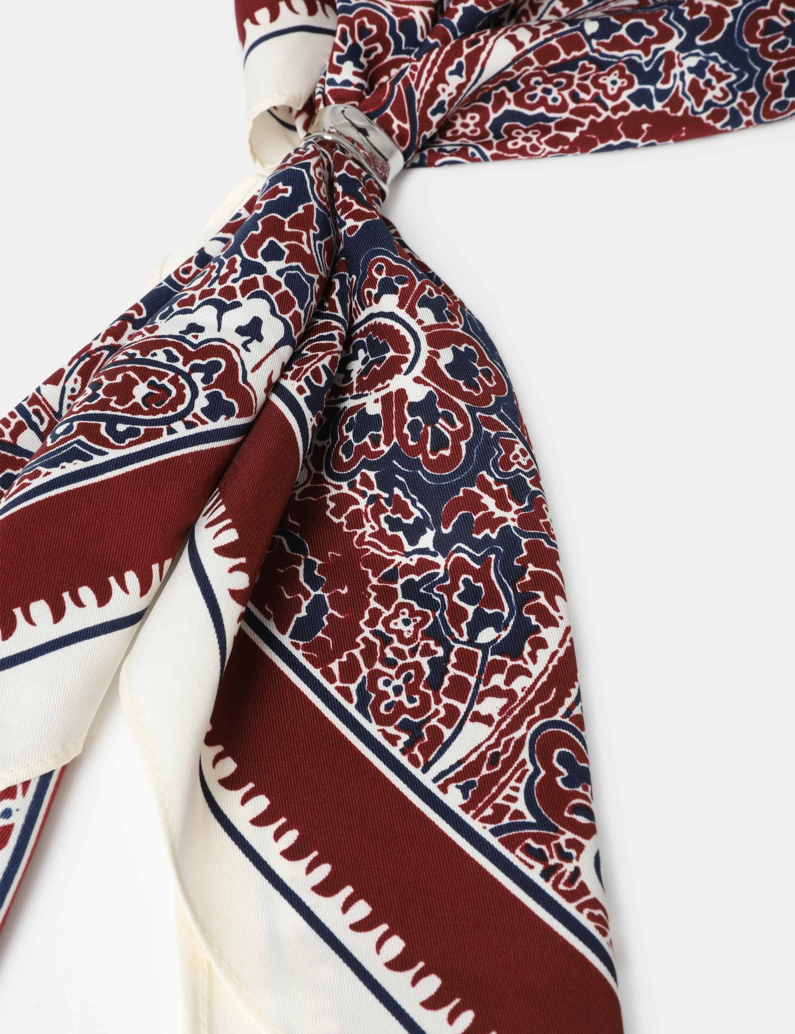 Satin Toggle Paisley Scarf 2 of 3
