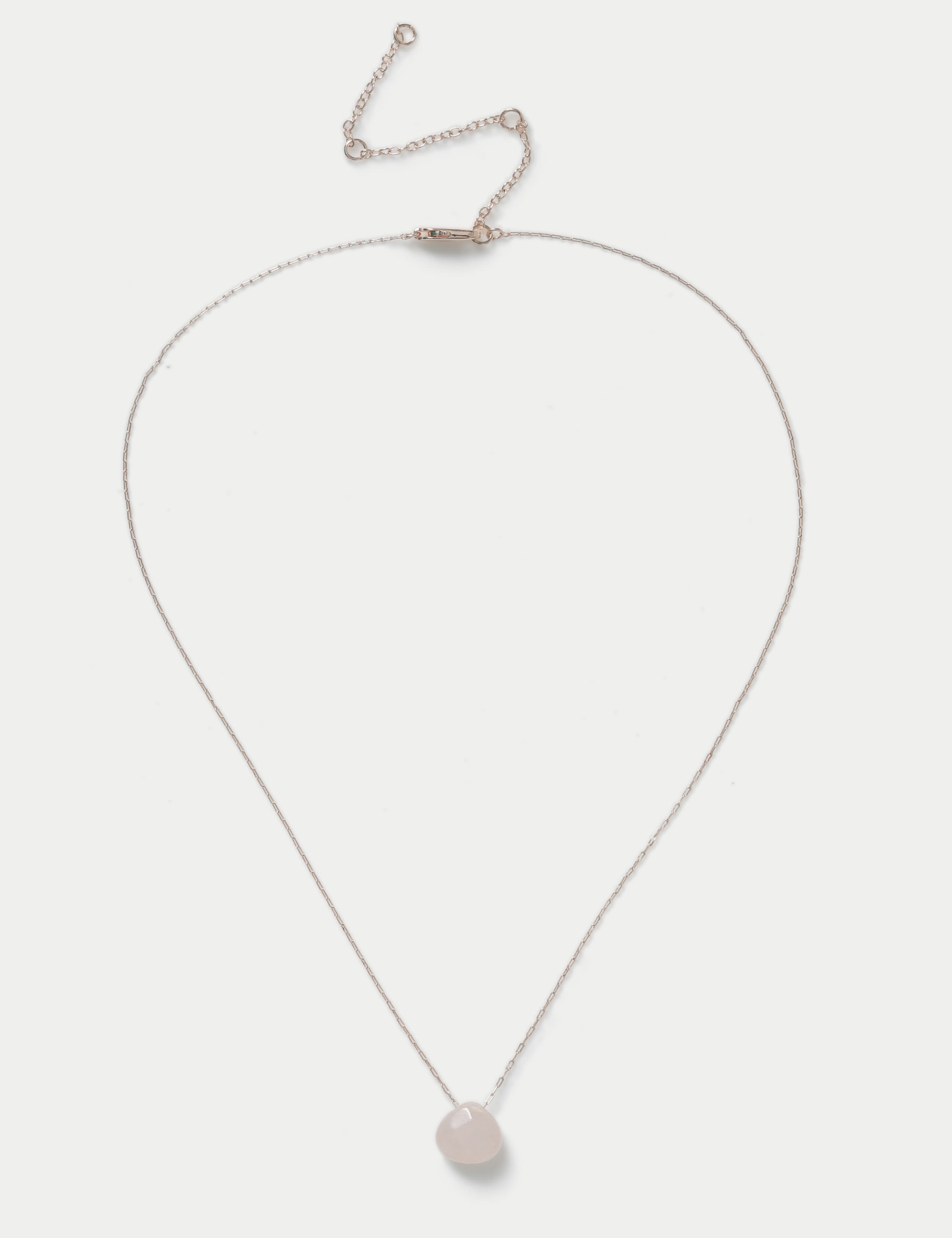 Gifting Rose Quartz Detail Necklace 2 of 3
