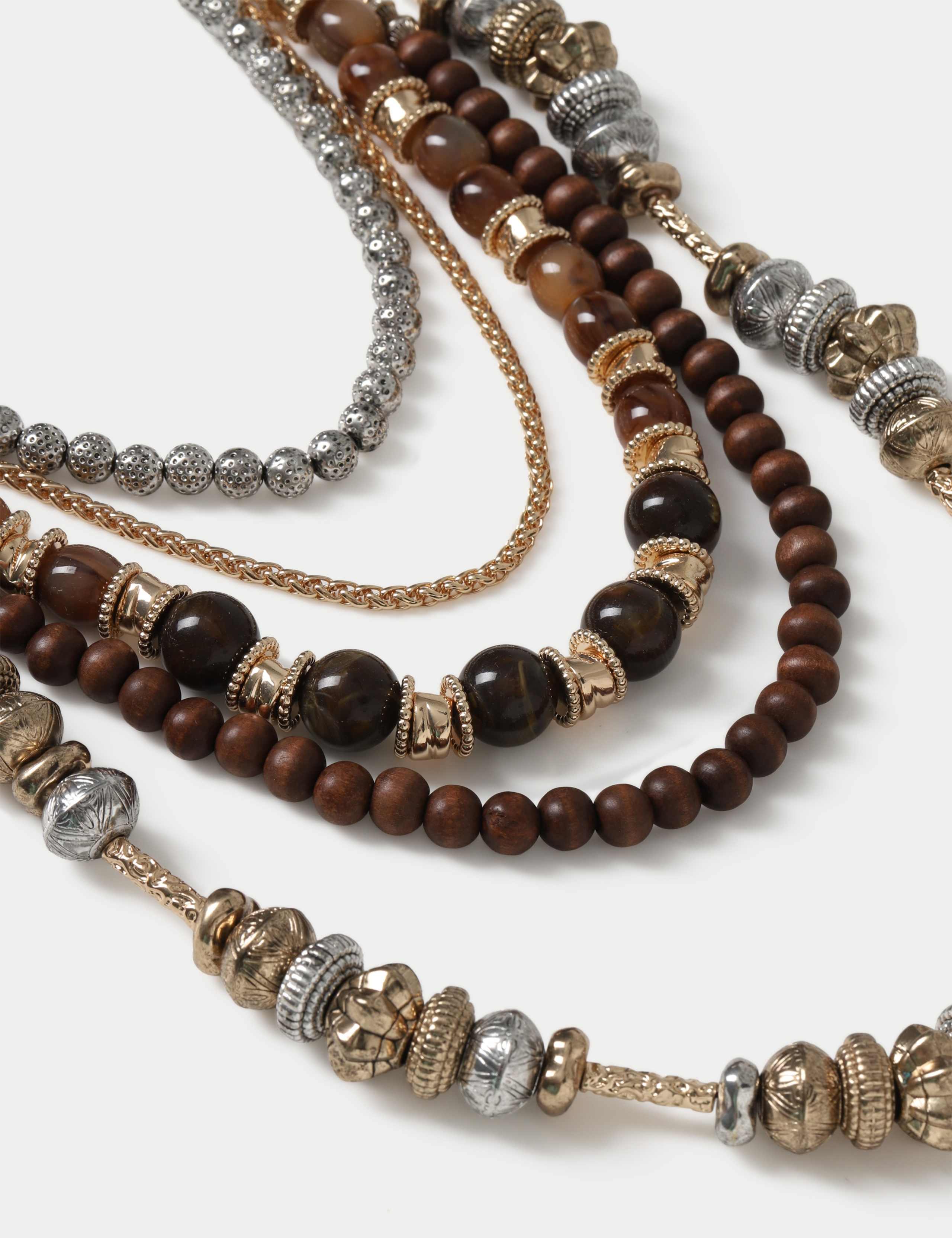Mega Fabric Beaded Necklace 2 of 2