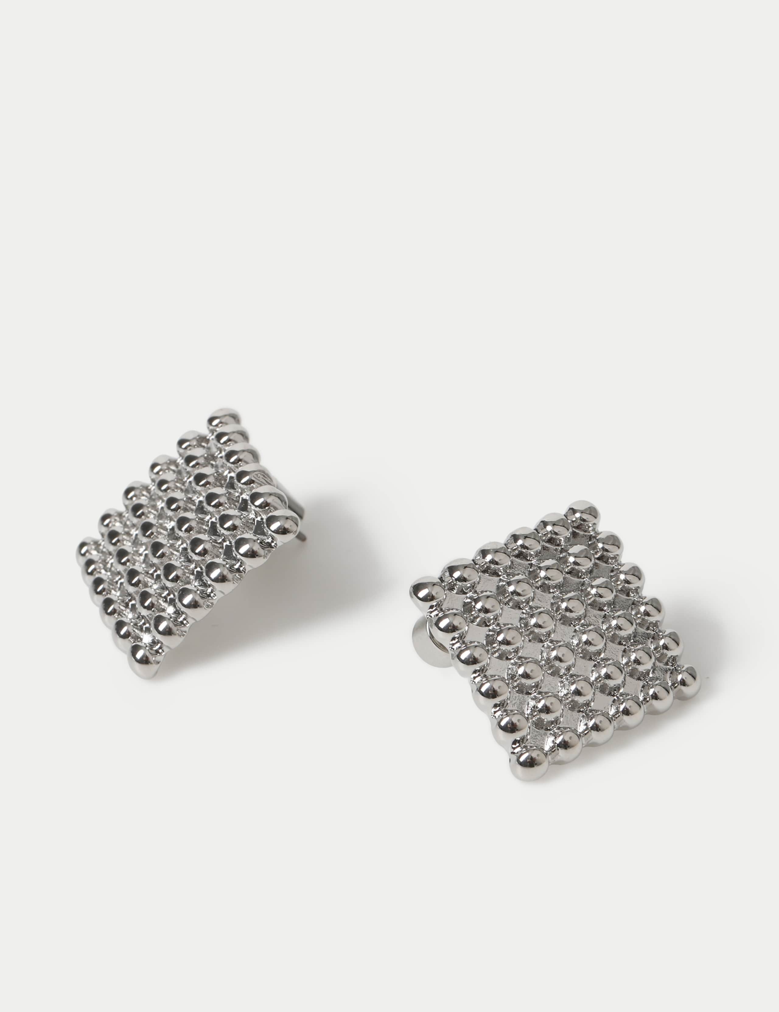 Textured Square Stud Earring 2 of 2