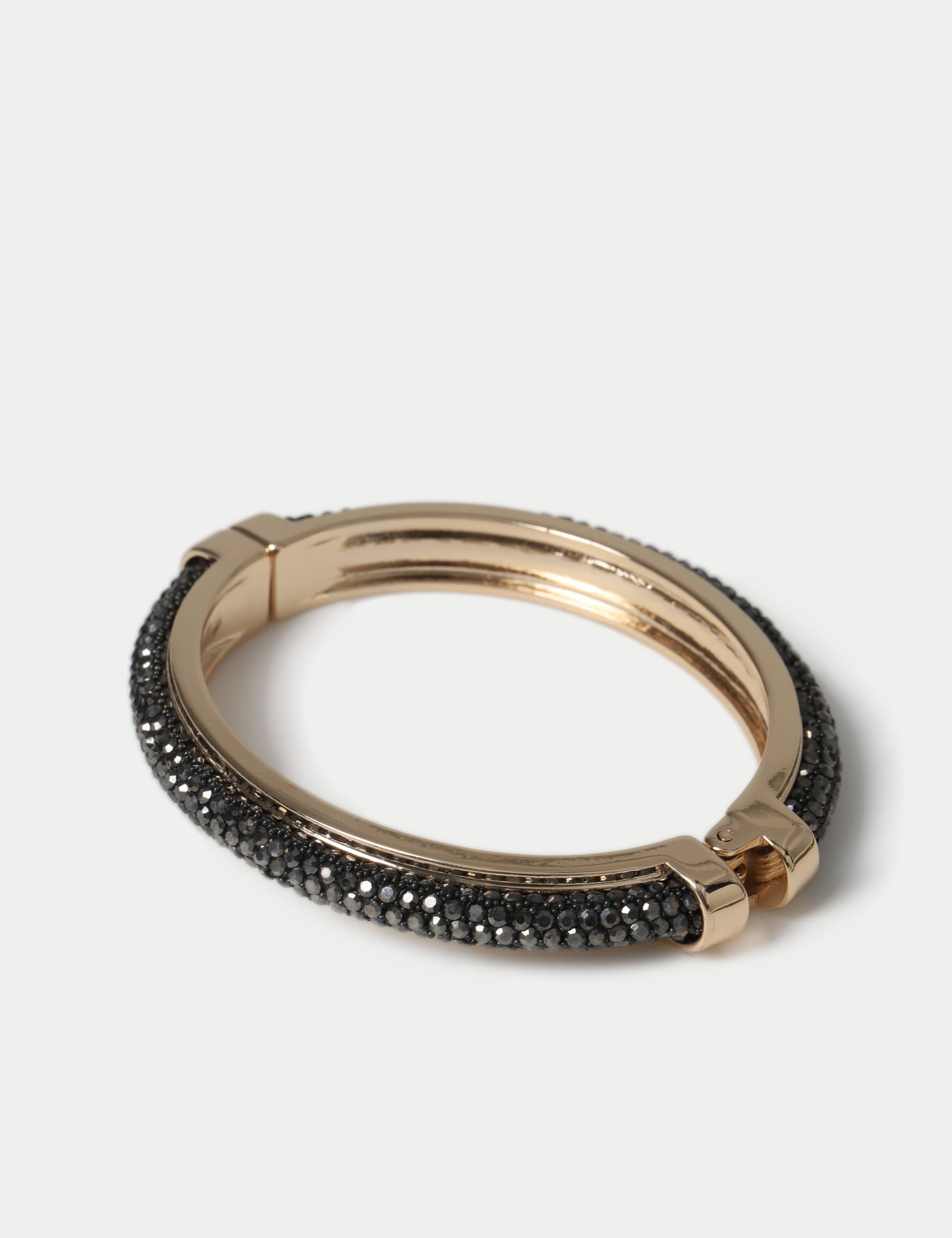Hematite Jelly Hinged Bangle 2 of 2