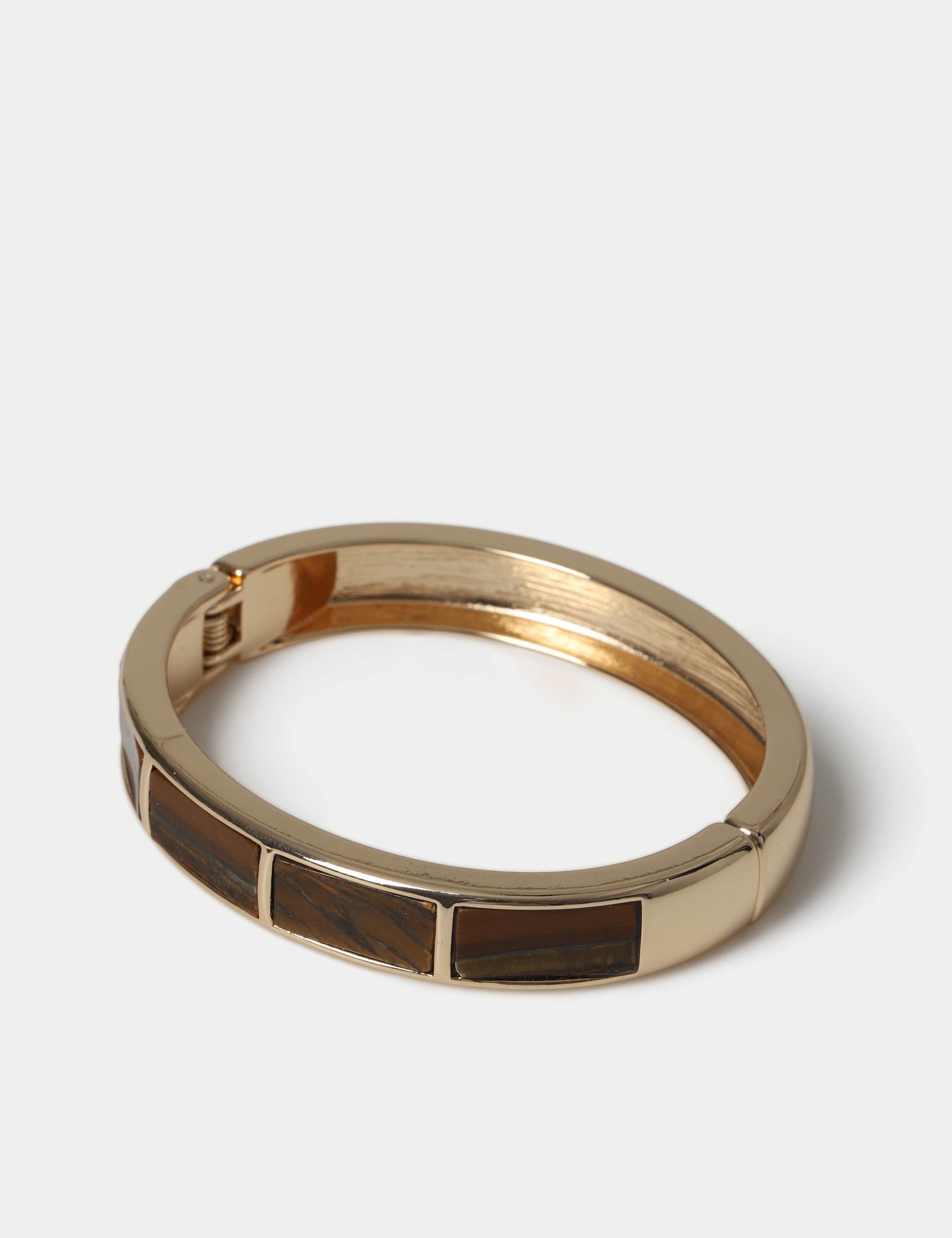 Tigers Eye Hinge Bangle 2 of 2