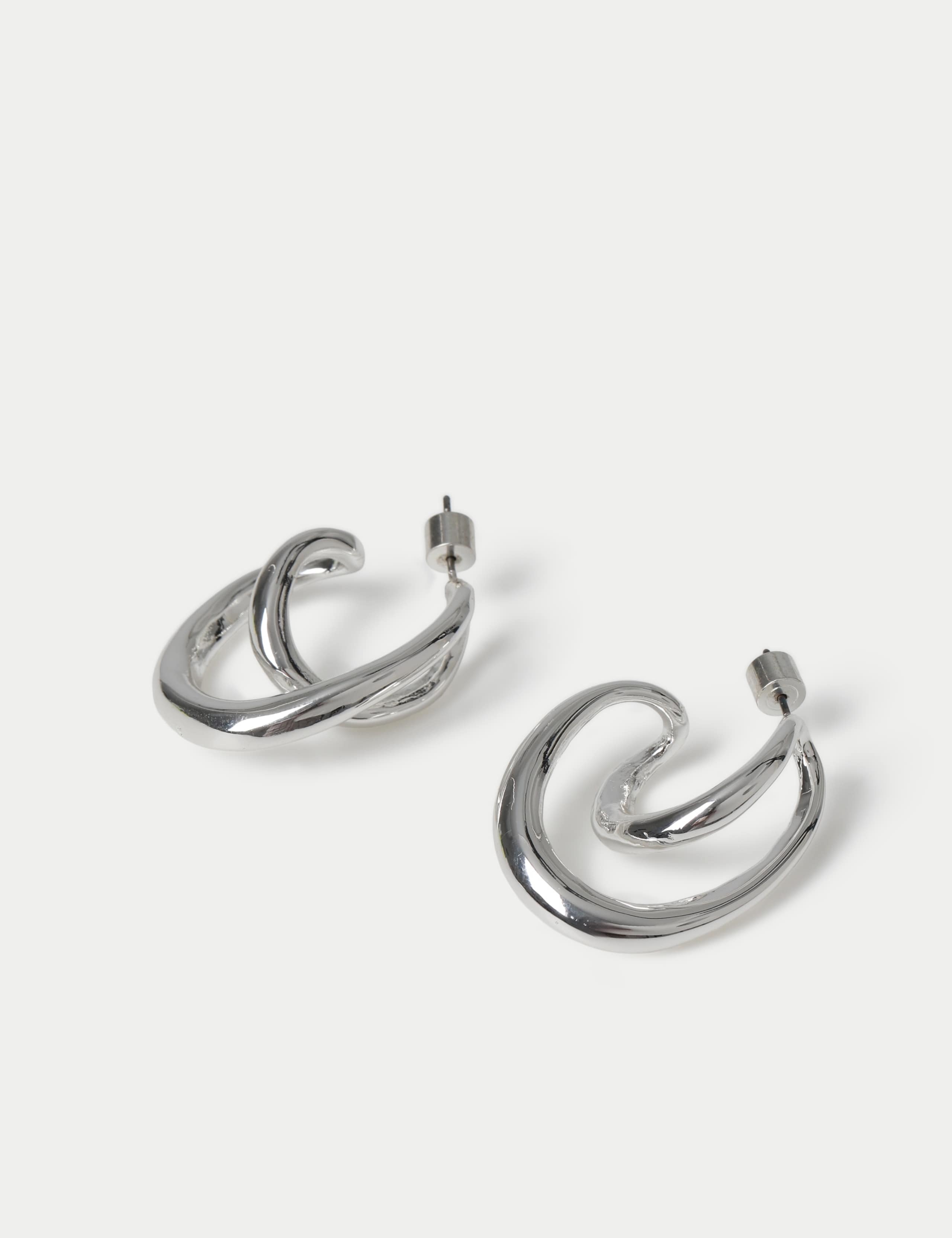 Iregular Loop HoopEarrings 3 of 3