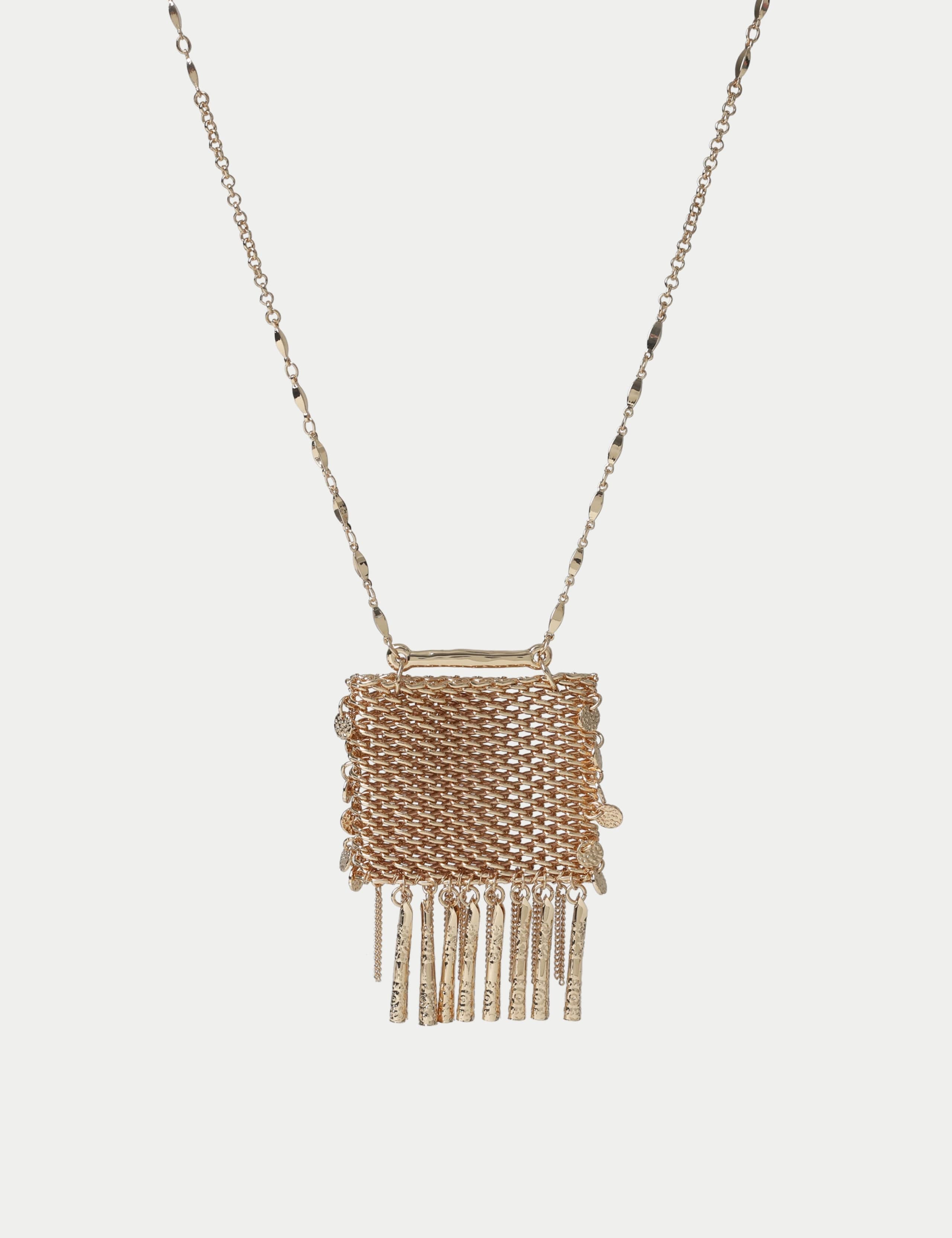 Tassel Bag Pendant Necklace 2 of 3