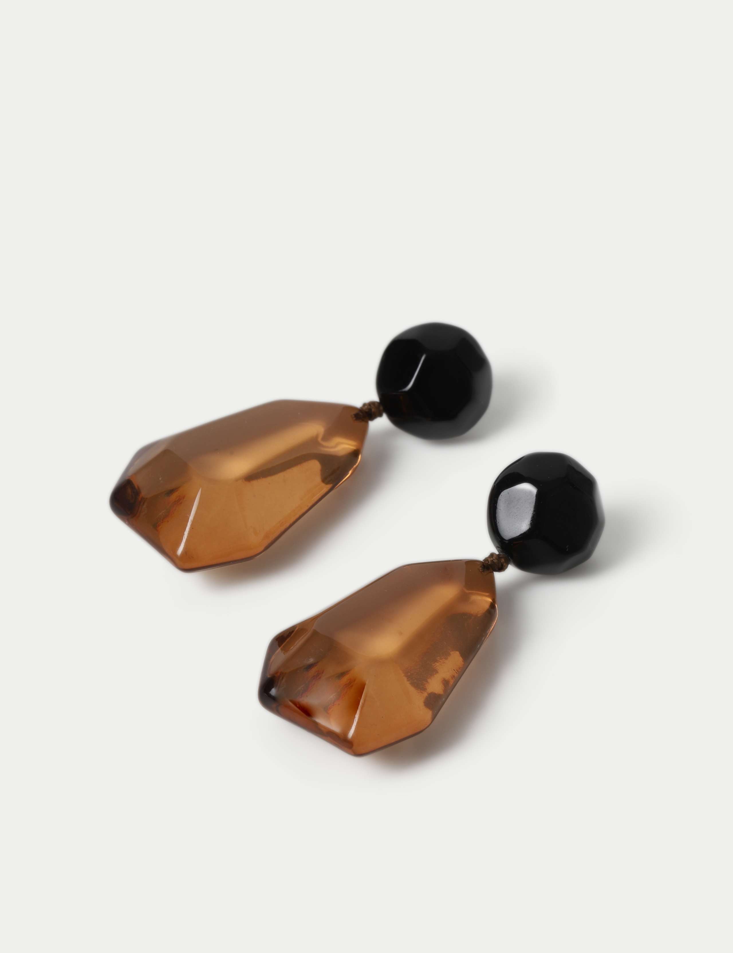 Resin Sculpted Drop Earrings 2 of 2