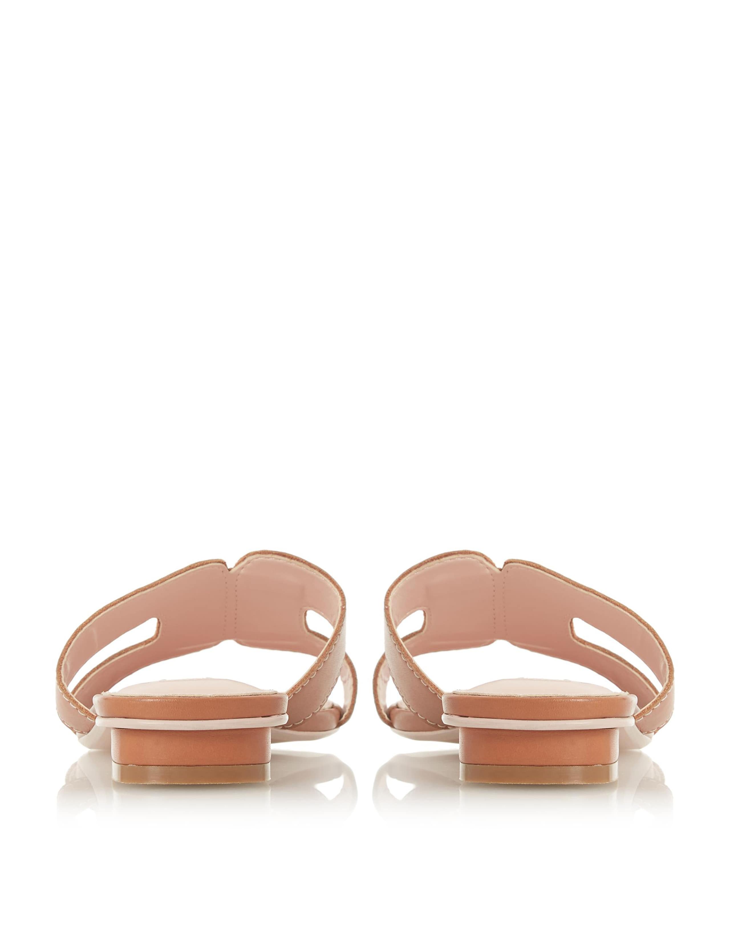 Leather Block Heel Sliders 5 of 5