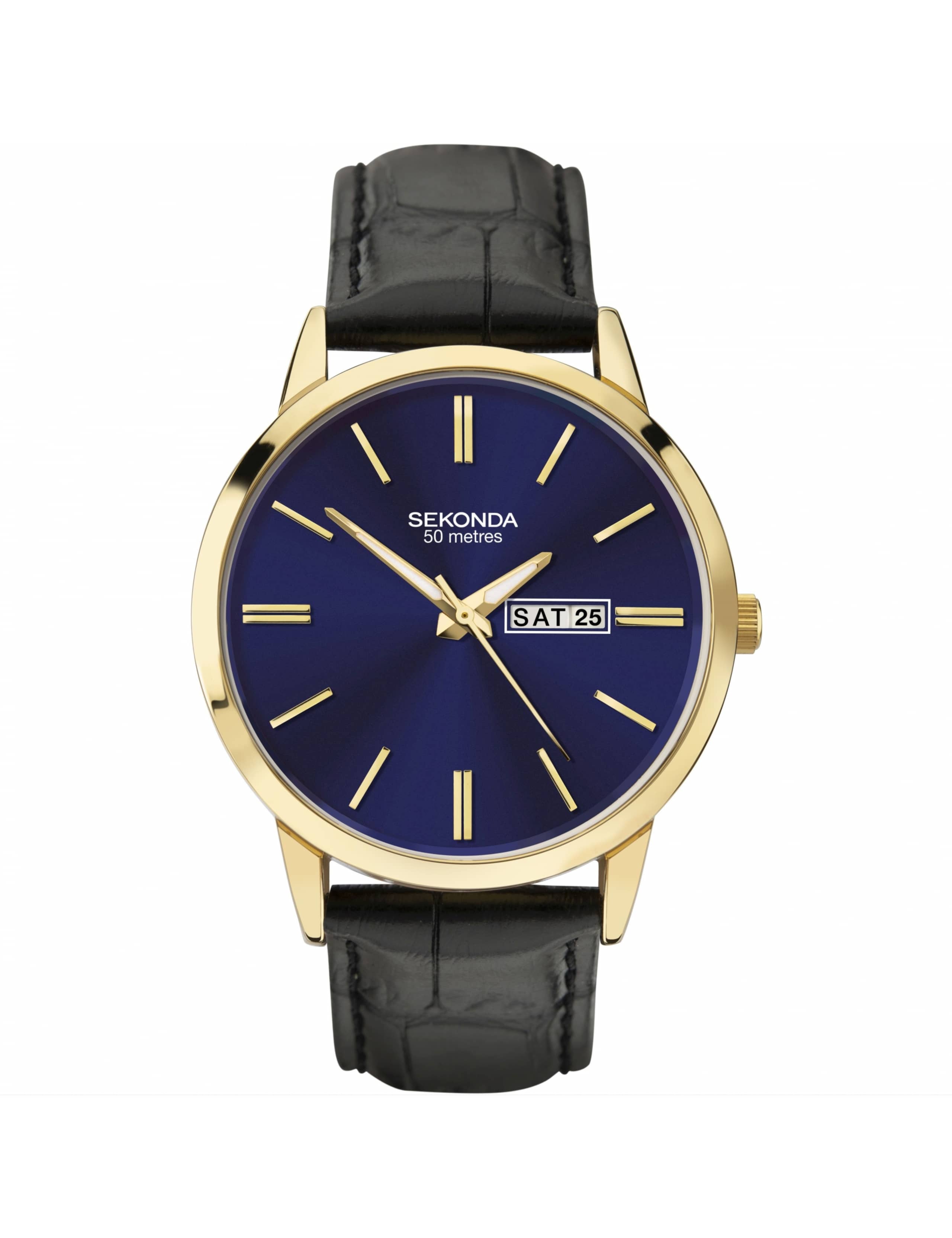 Sekonda 1863 Blue Leather Watch 1 of 7