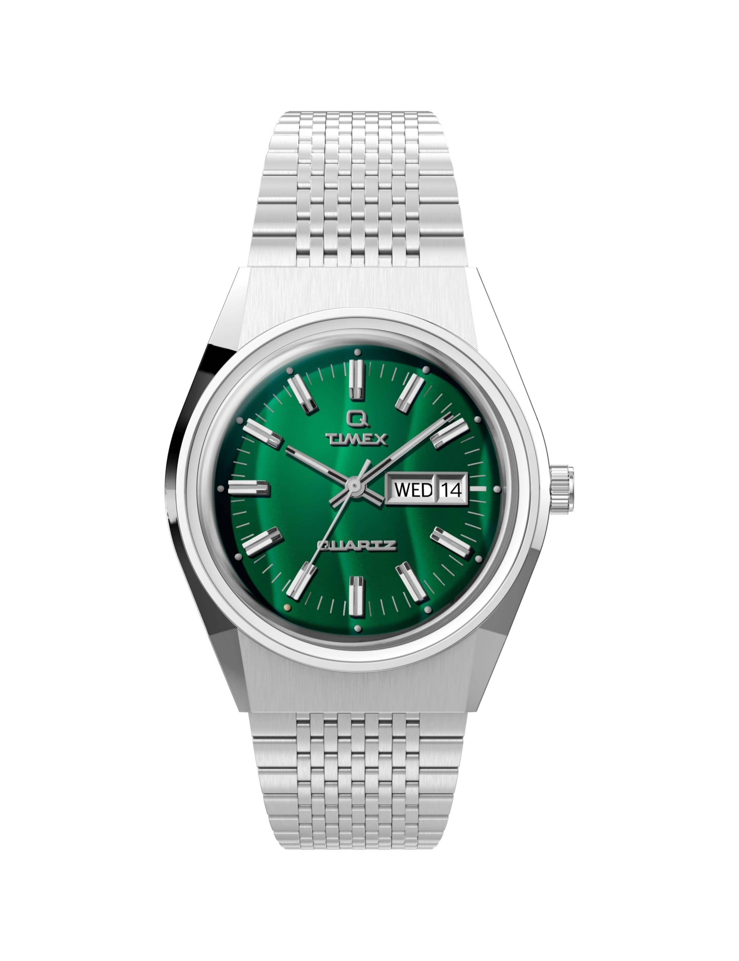 Timex Q Falcon Eye Stainless Steel Watch 1 of 7