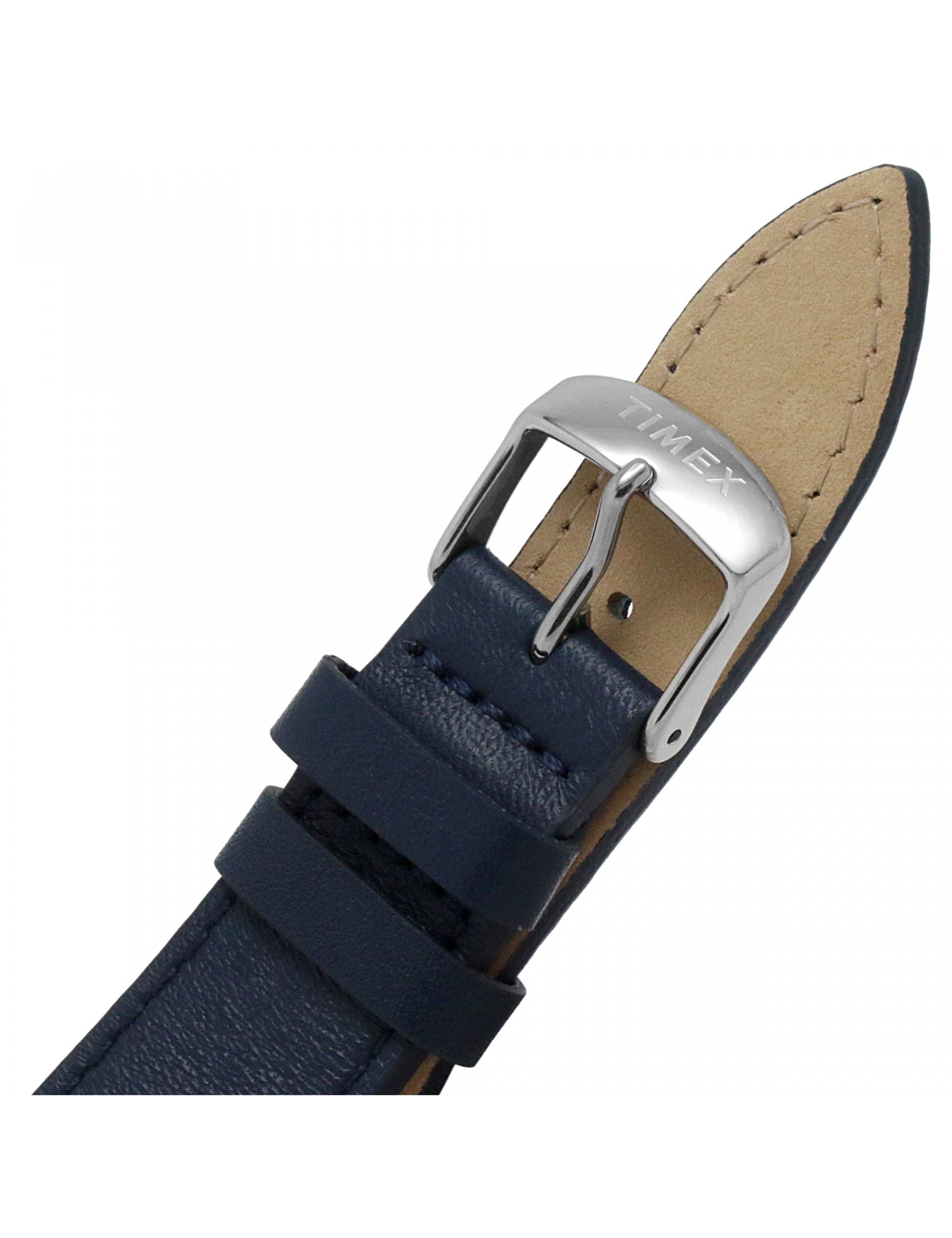 Timex Essential Collection Blue Leather Watch 6 of 7