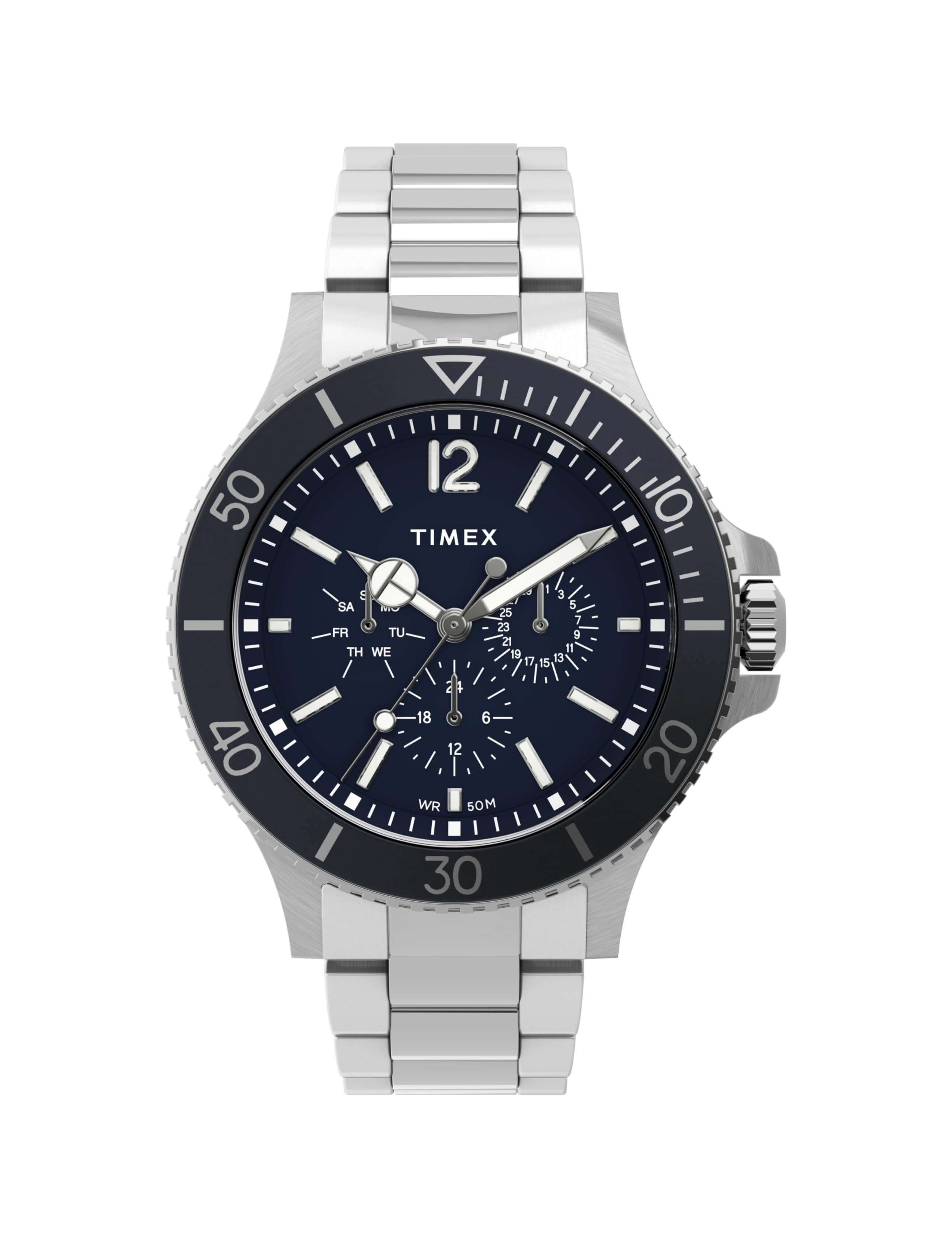 Timex Metropolitan Stainless Steel Chronograph Watch 1 of 7