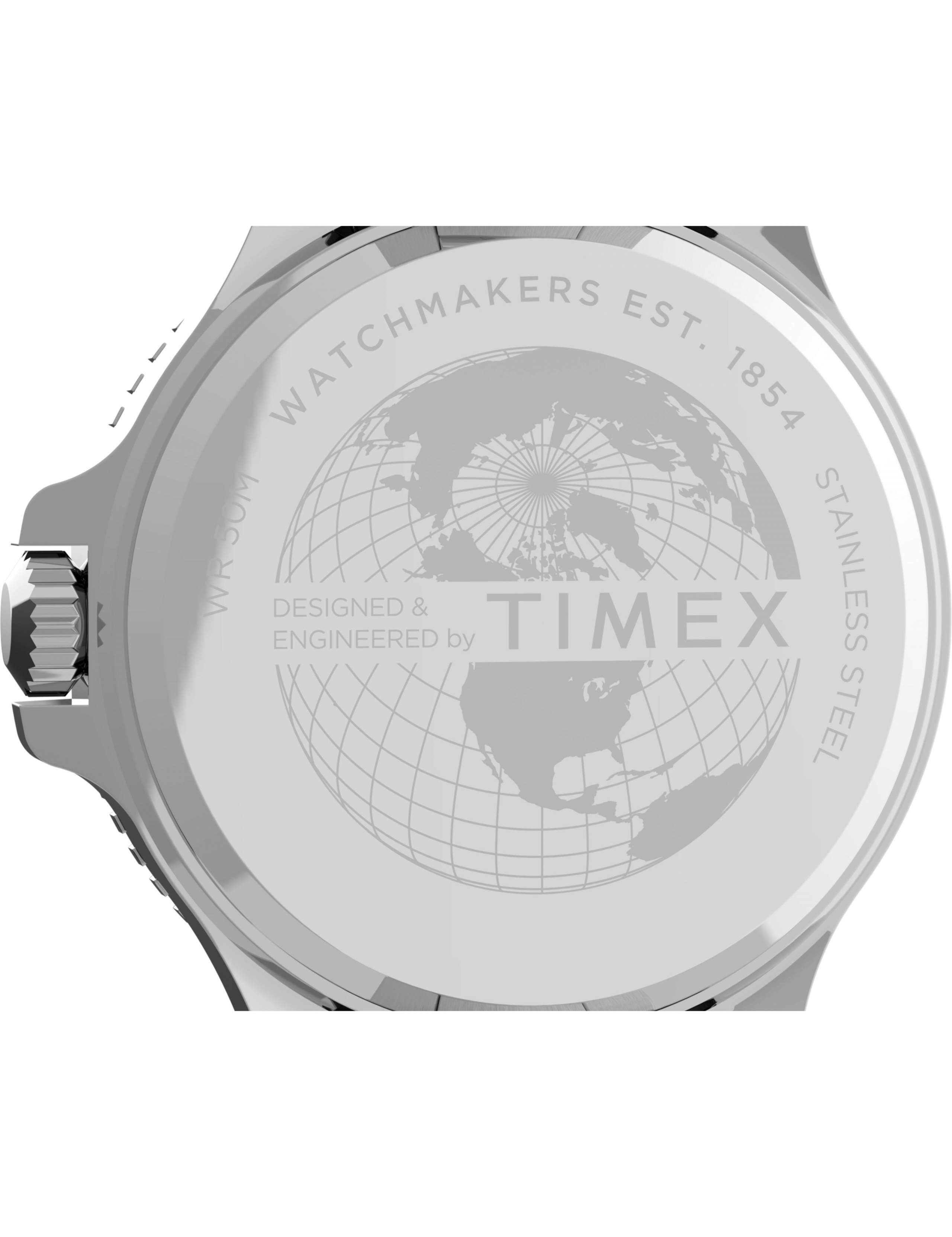 Timex Metropolitan Stainless Steel Chronograph Watch 3 of 7