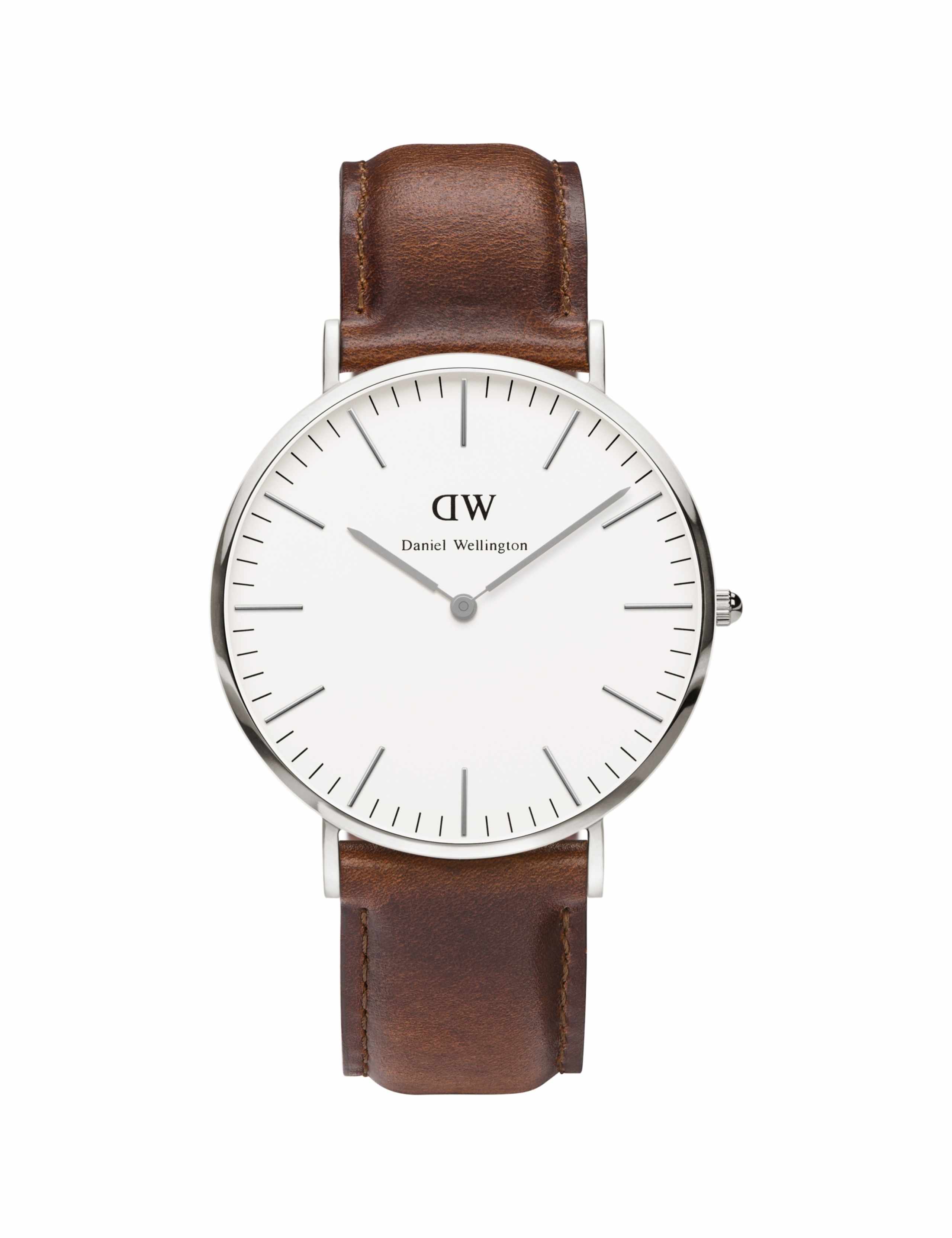 Daniel Wellington St Mawes Brown Leather Watch 1 of 4