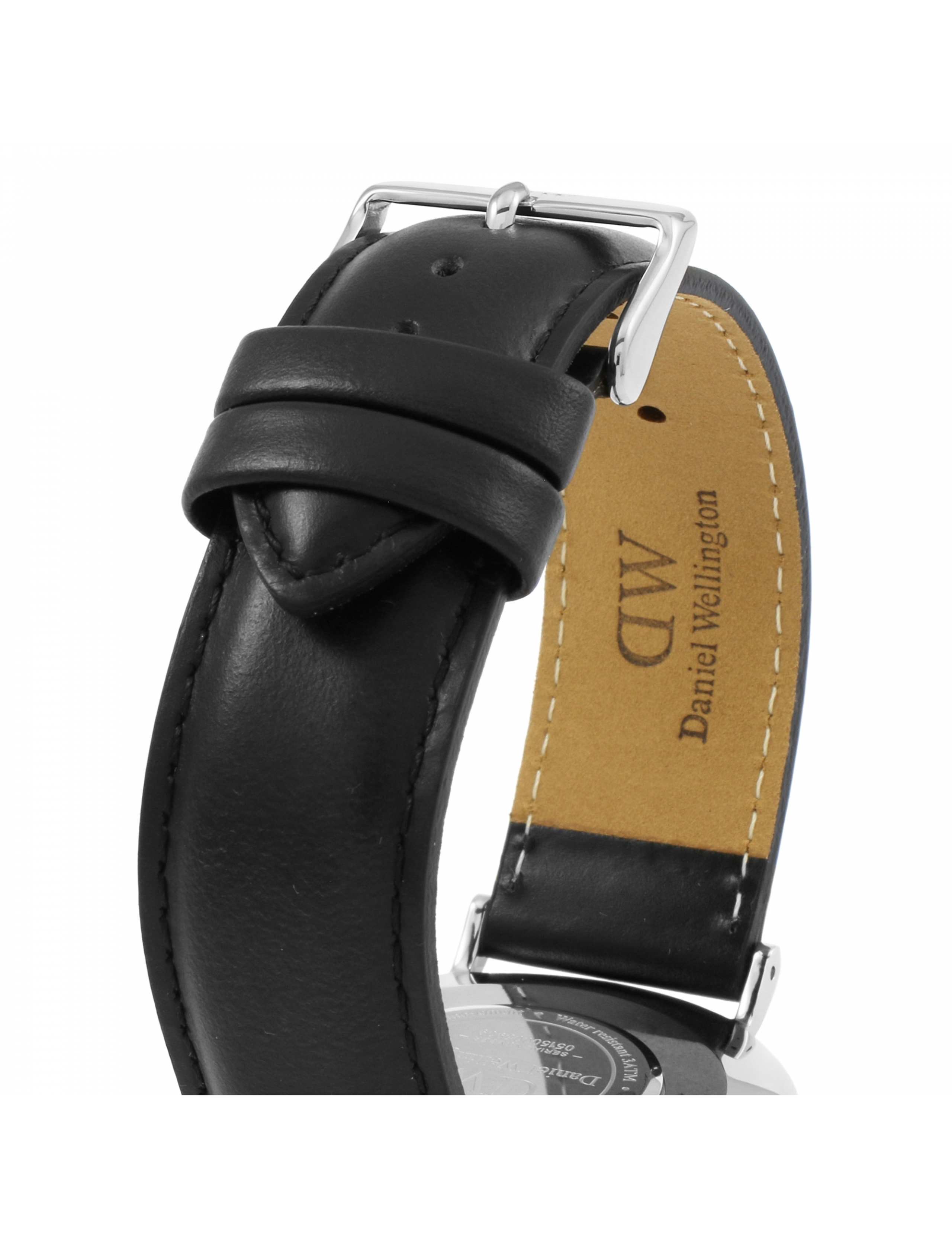 Daniel Wellington Sheffield Black Leather Watch 4 of 6