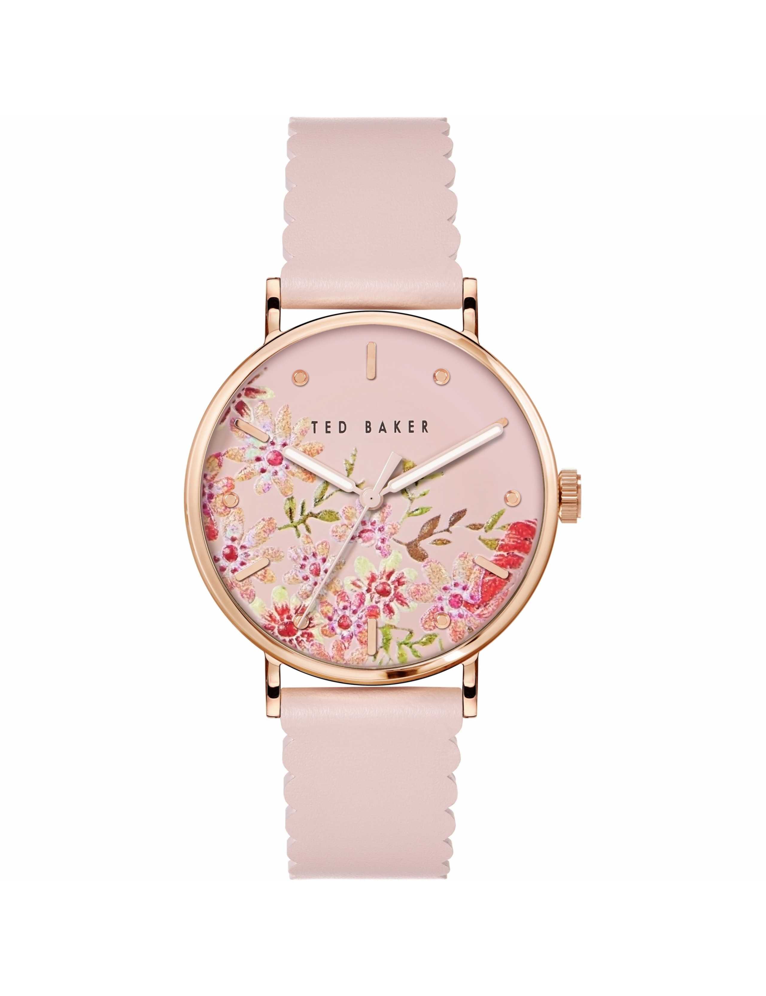 Ted Baker Phylipa Retro Leather Watch 1 of 7