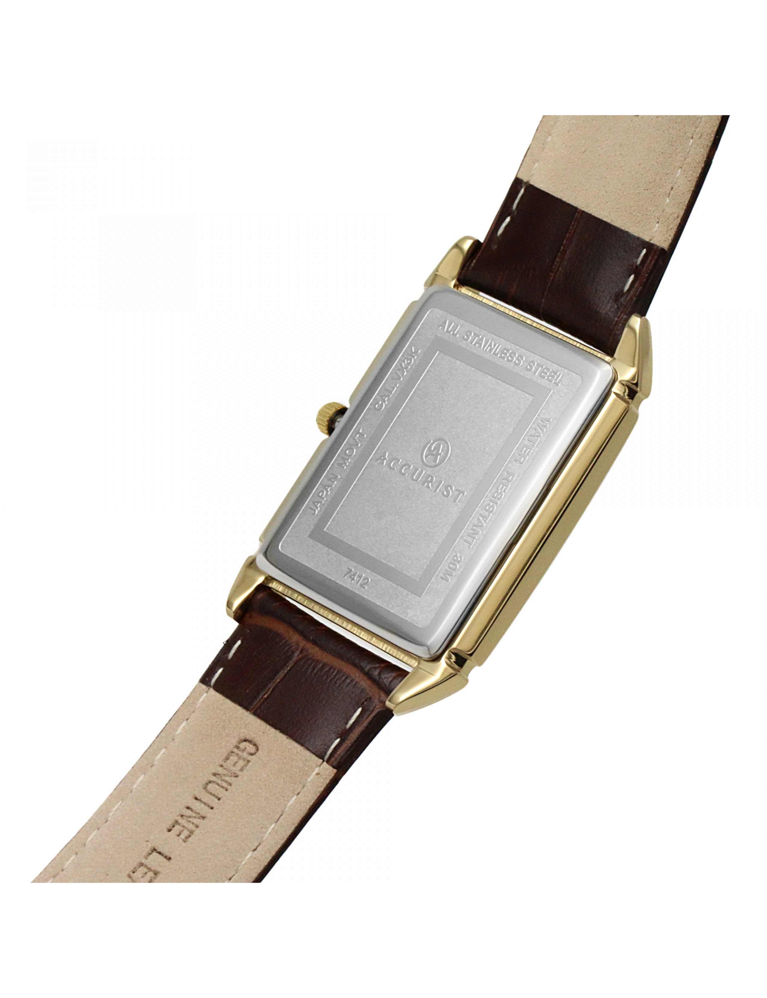 Accurist Brown Leather Watch 5 of 10