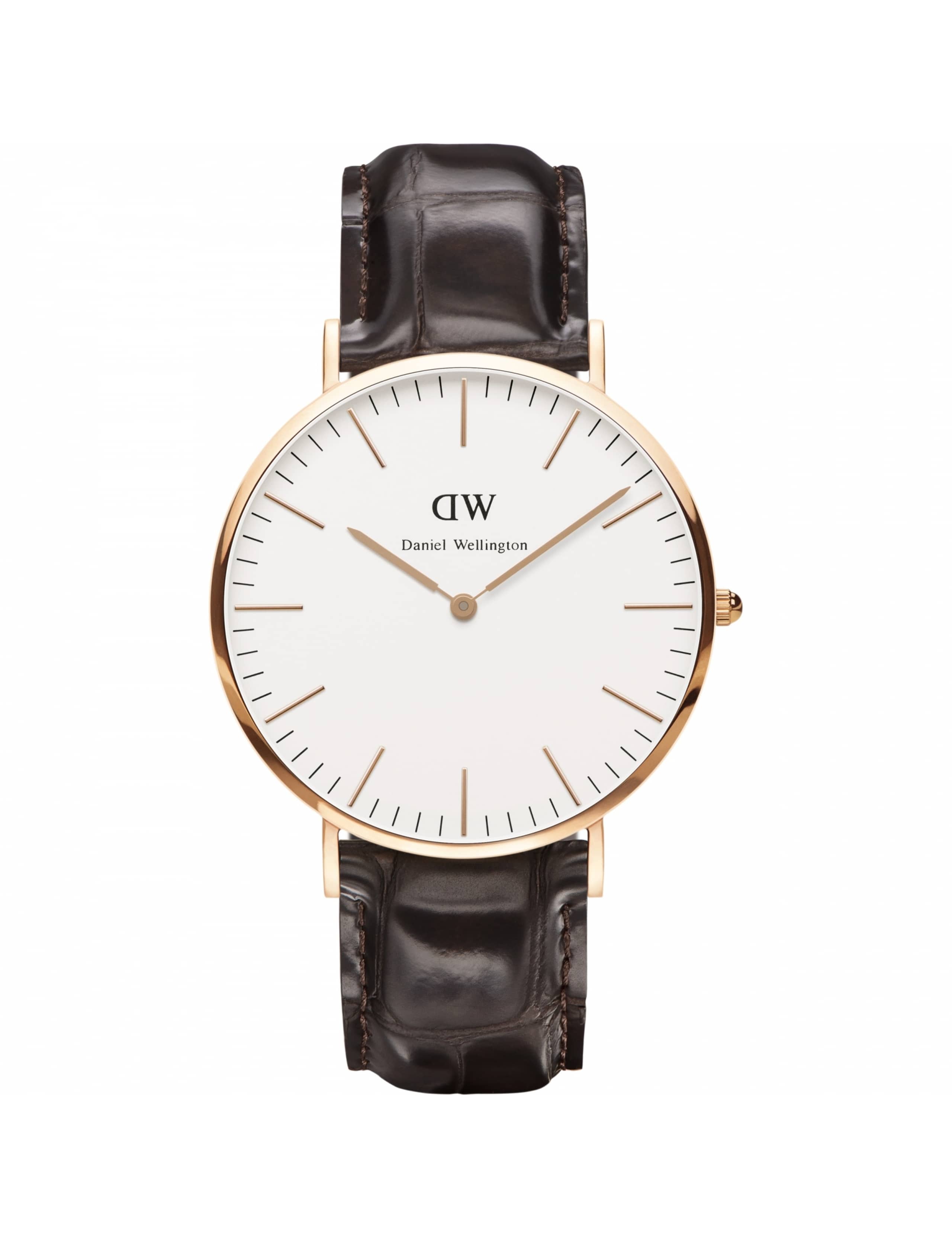 Daniel Wellington York Brown Leather Watch 1 of 6