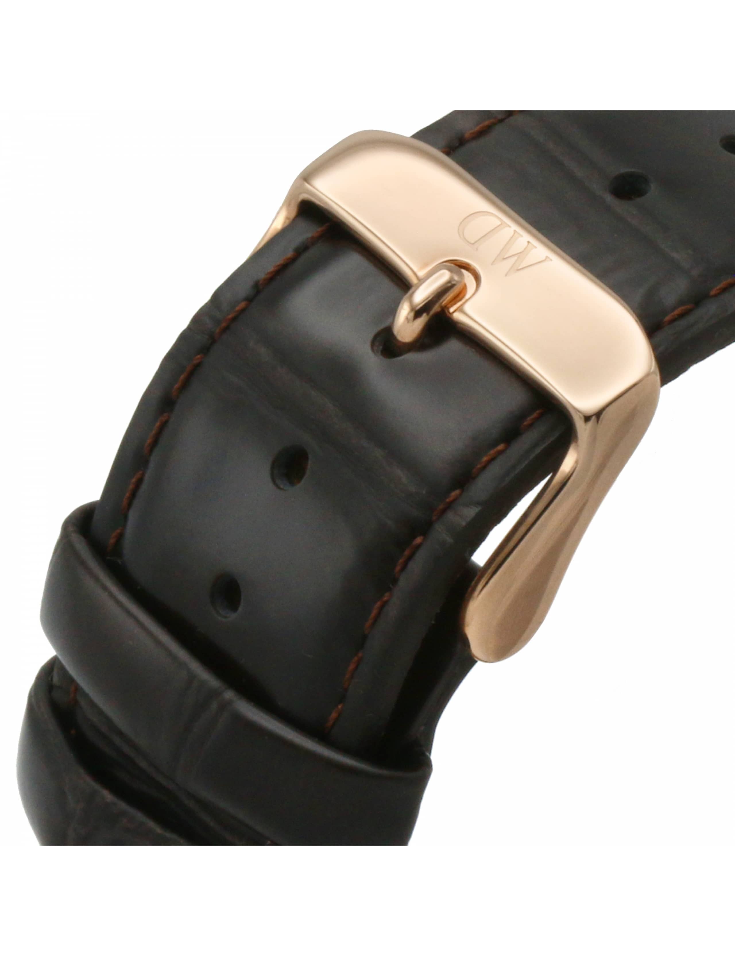 Daniel Wellington York Brown Leather Watch 5 of 6