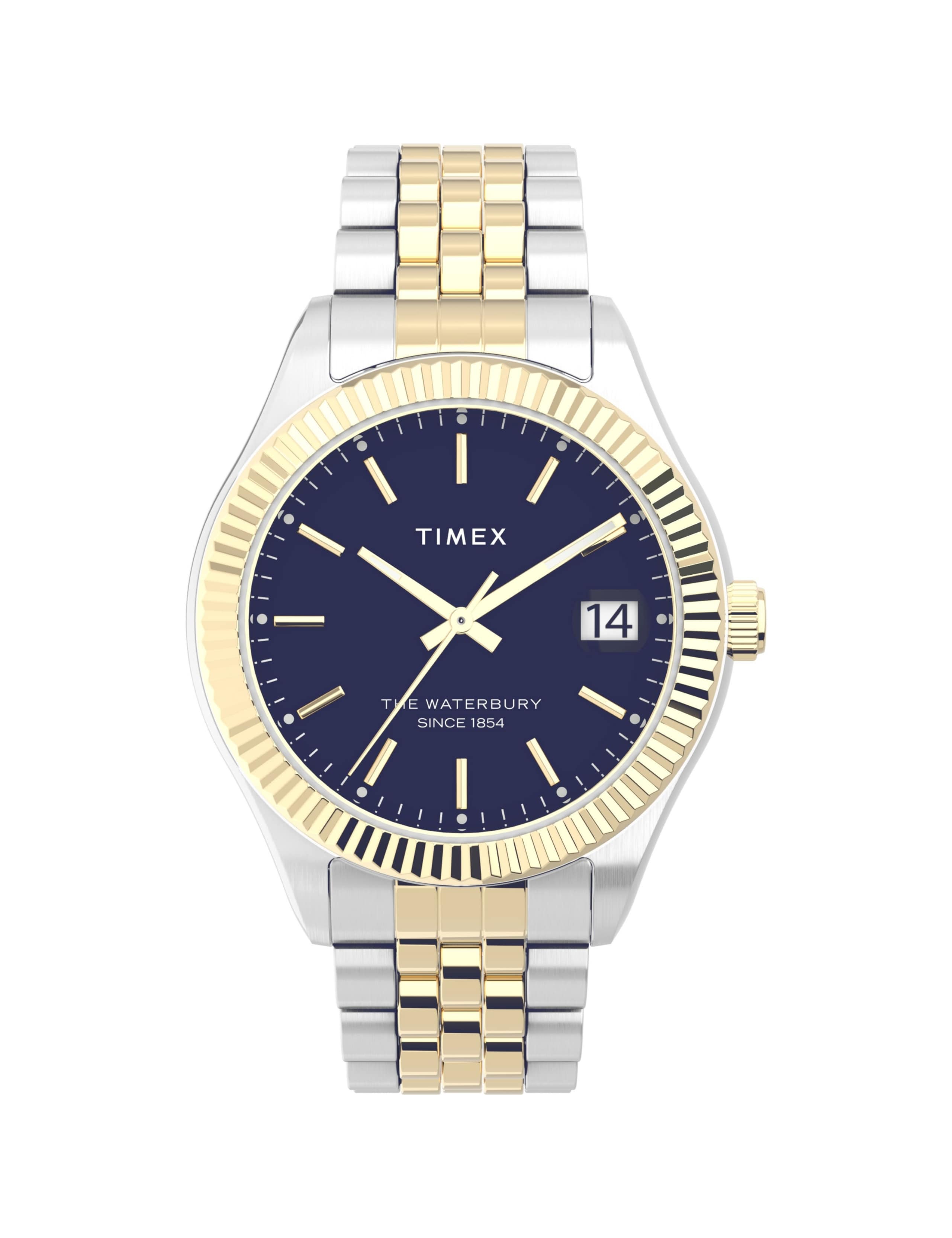Timex Waterbury Legacy Two Tone Stainless Steel Watch 1 of 7