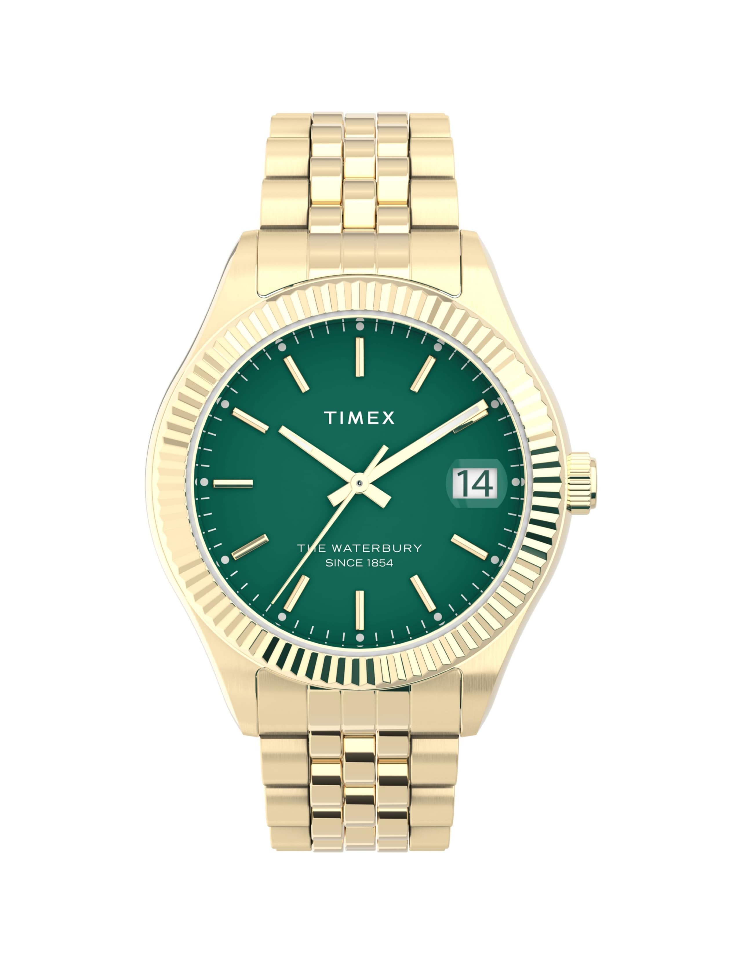 Timex Waterbury Gold Watch 1 of 7
