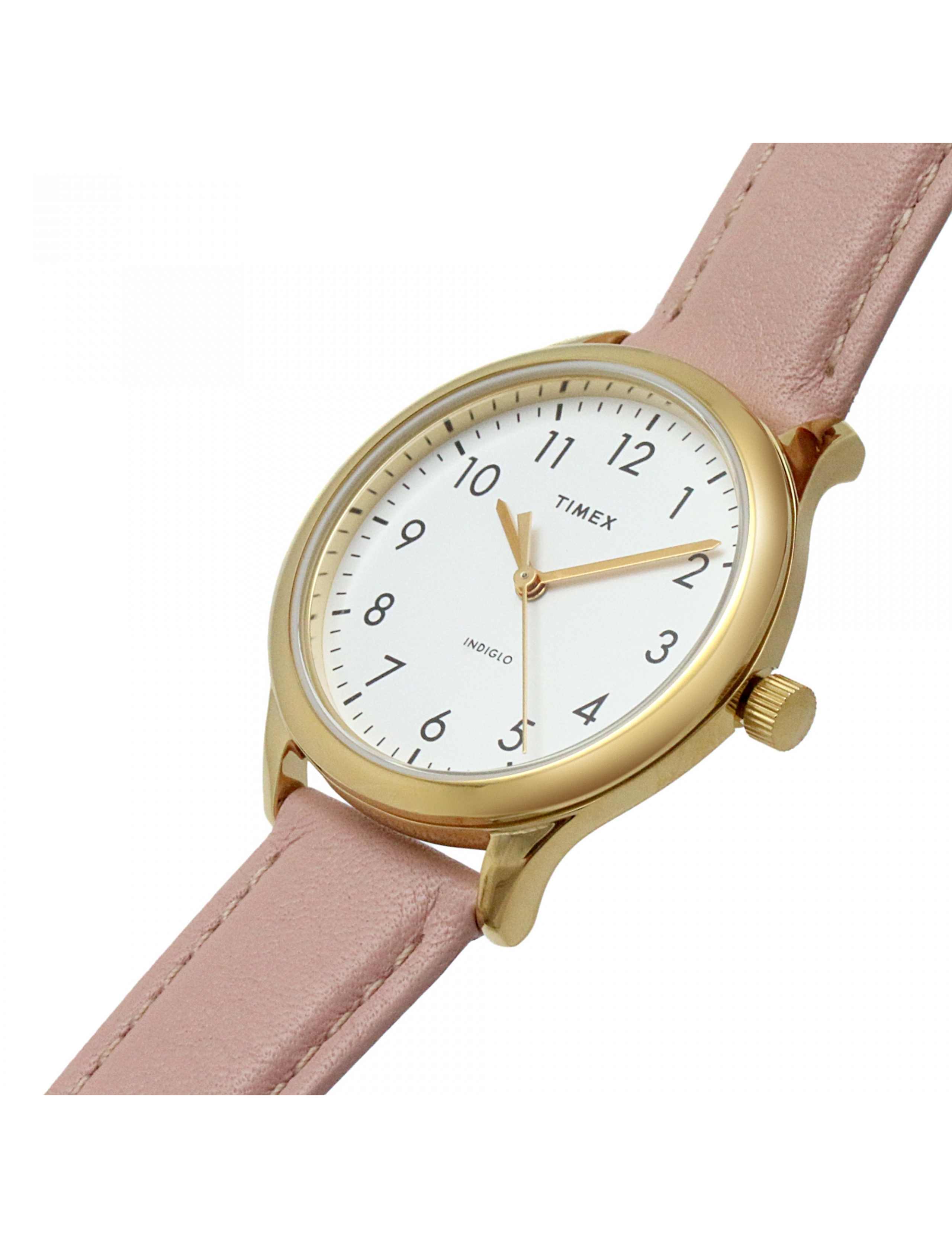 Timex Modern Easy Reader Pink Leather Watch 6 of 6