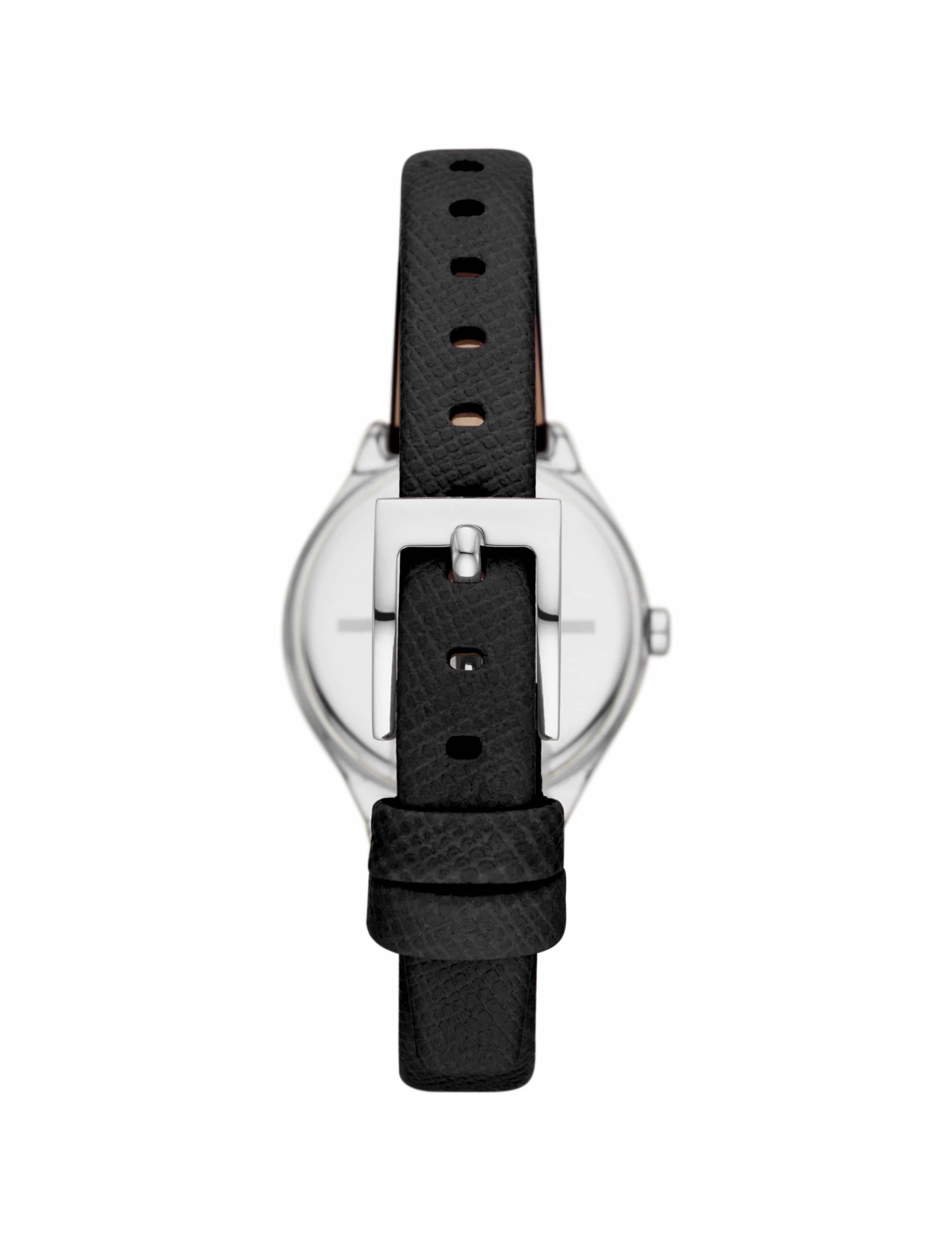 DKNY Parsons Black Leather Watch 2 of 7