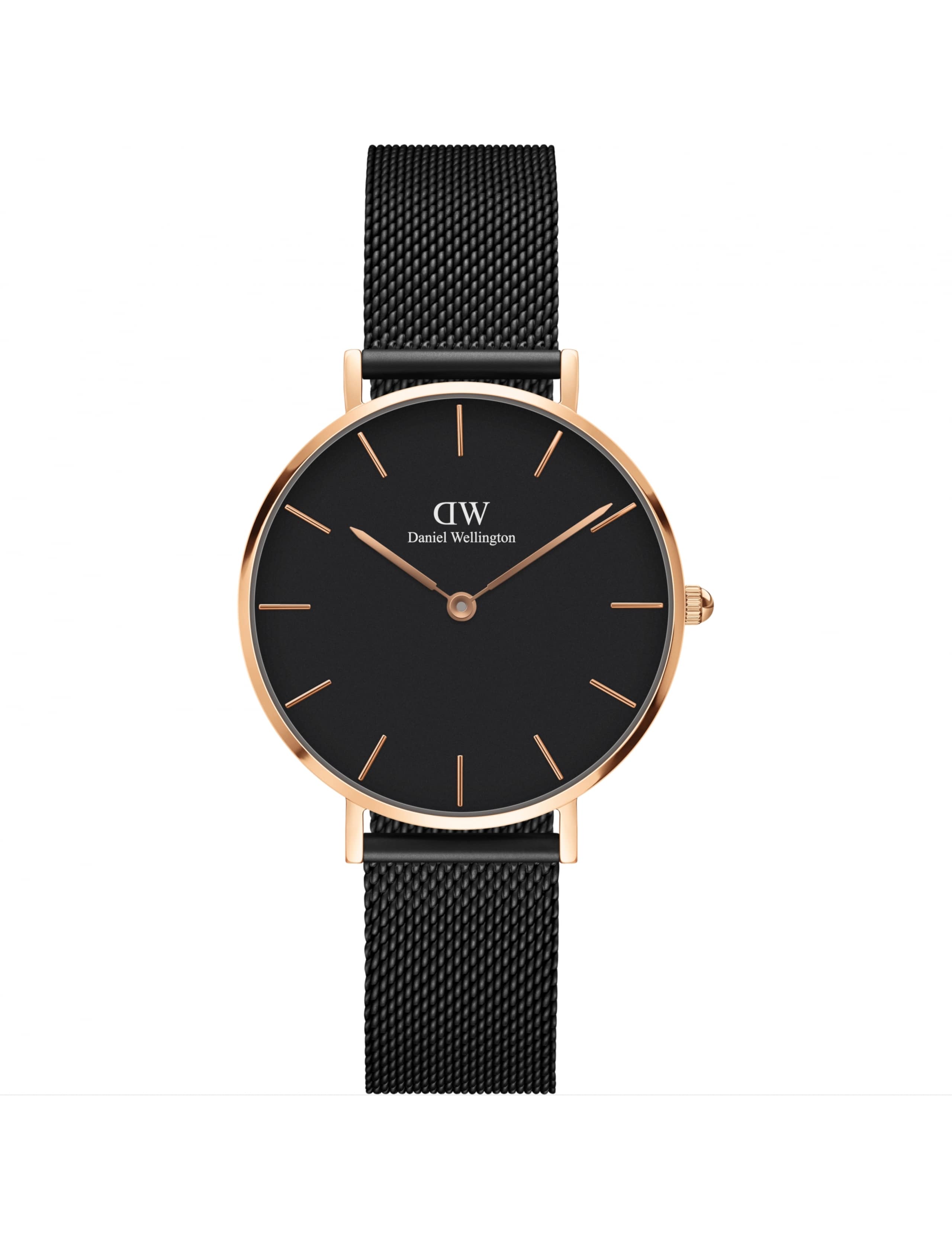 Daniel Wellington Petite Ashfield Black Stainless Steel Watch 1 of 7