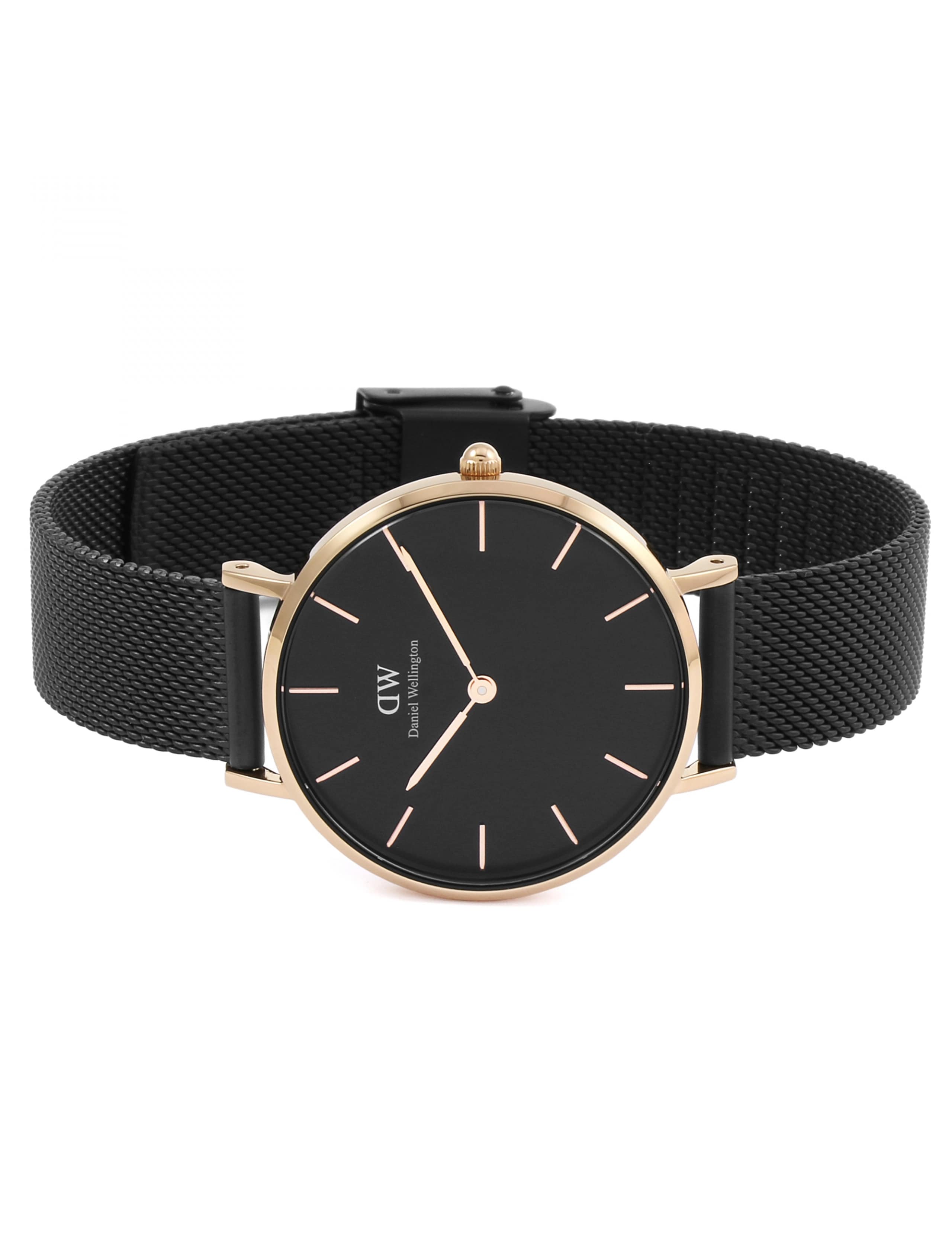 Daniel Wellington Petite Ashfield Black Stainless Steel Watch 4 of 7