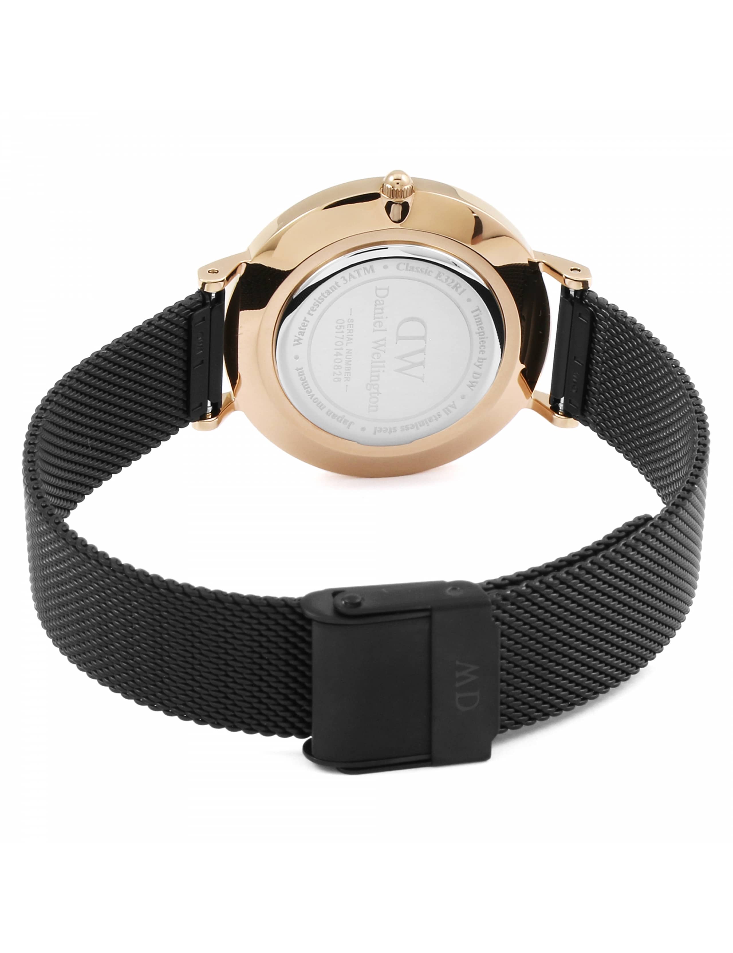 Daniel Wellington Petite Ashfield Black Stainless Steel Watch 5 of 7