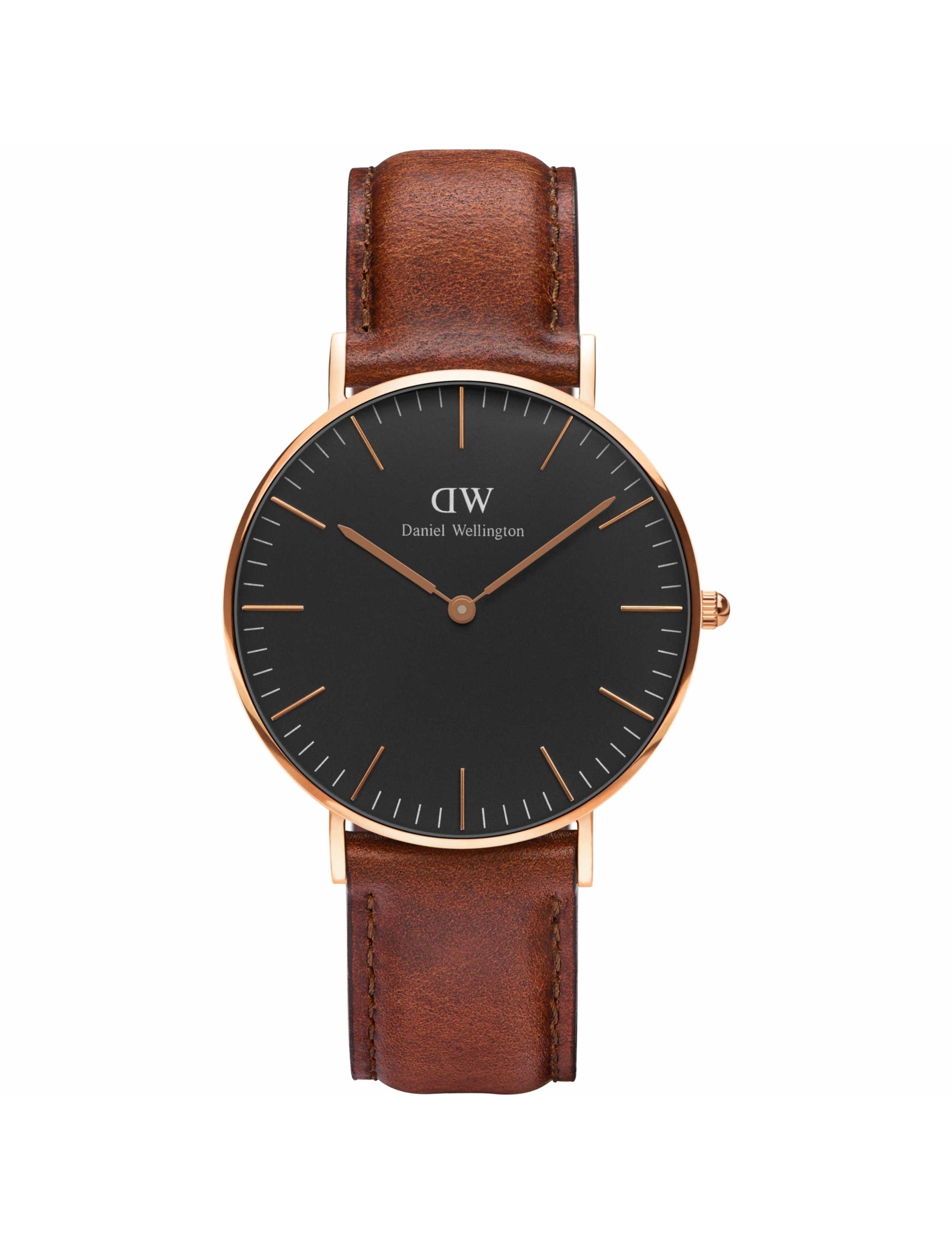 Daniel Wellington St Mawes Brown Leather Watch 1 of 4