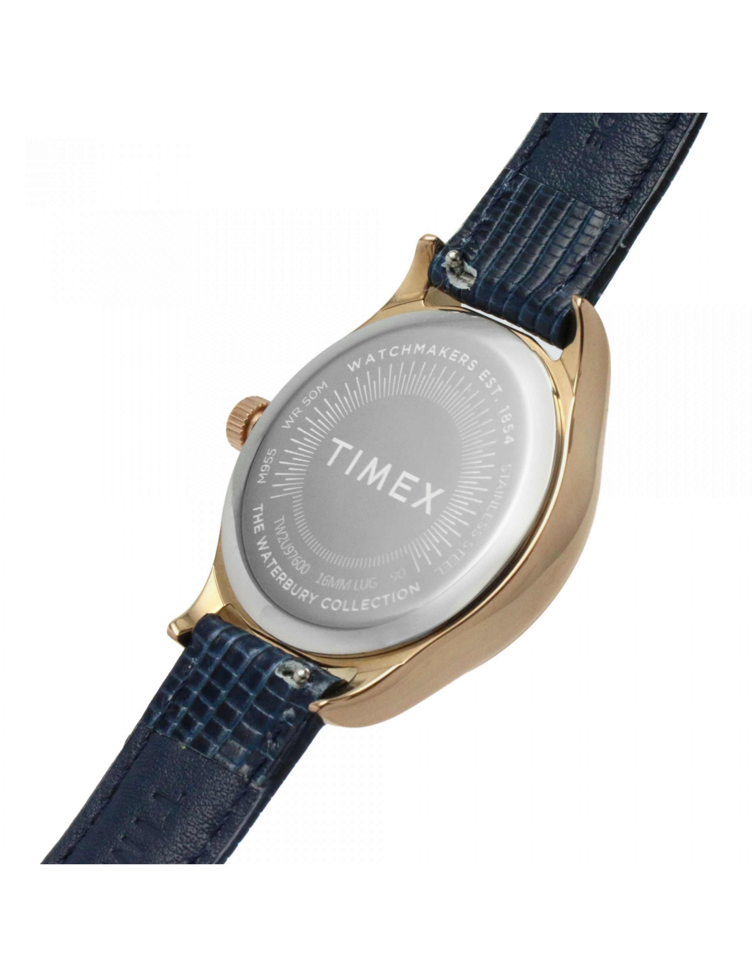 Timex Waterbury Blue Leather Watch 6 of 6